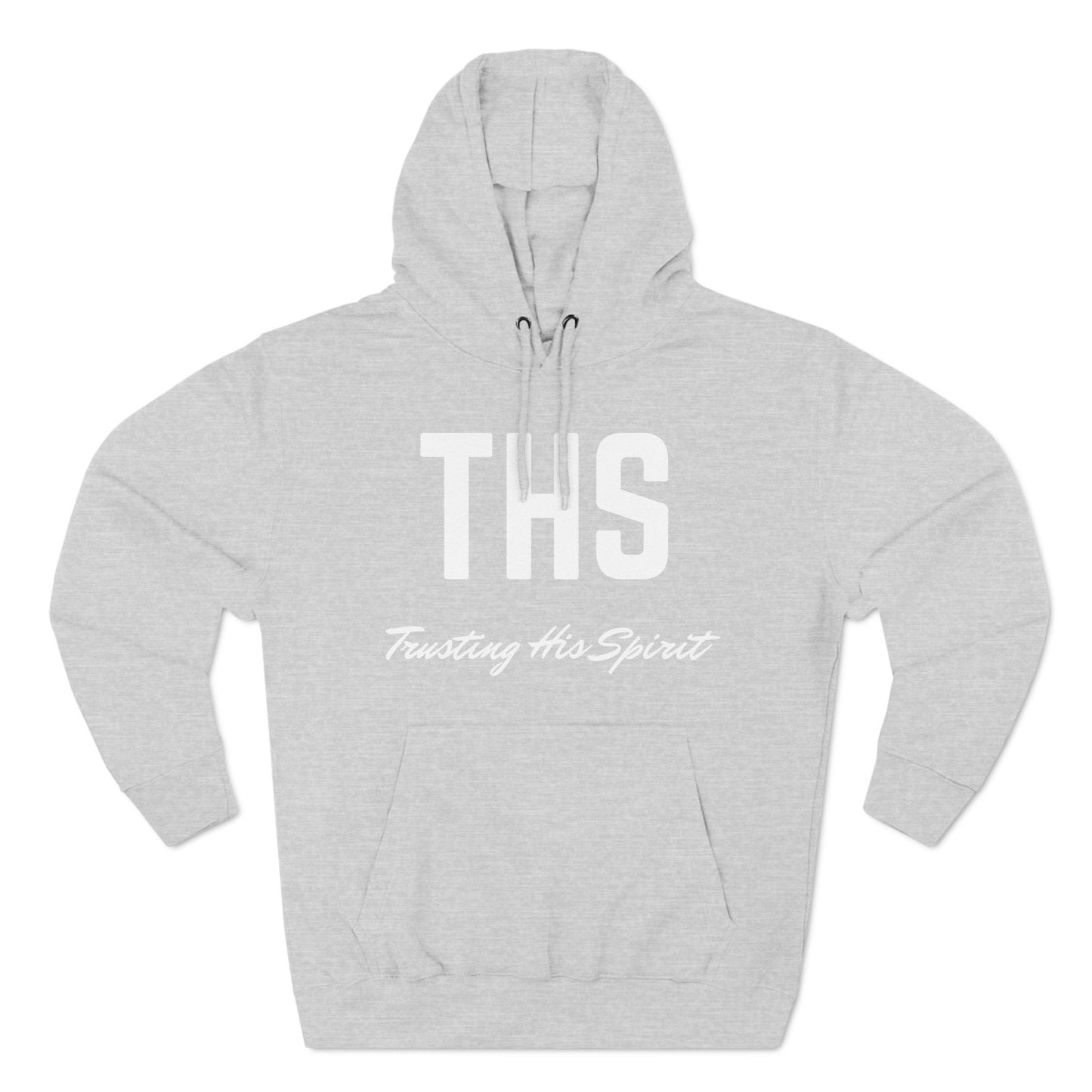 Adult THS Christian White Letters Hoodie