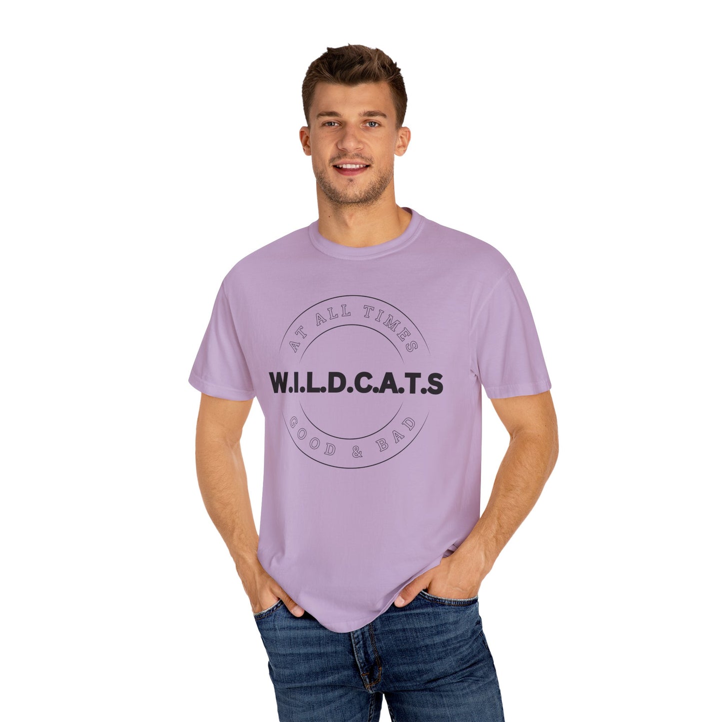 Wildcats Christian Black Letters & Picture