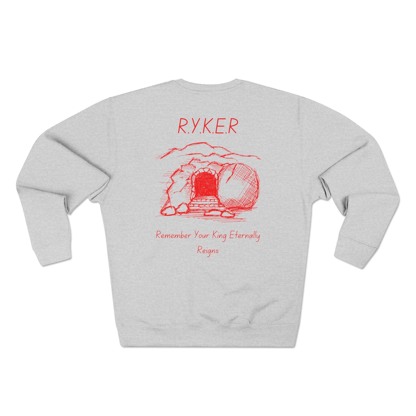 RYKER Christian Red Letters Crewneck