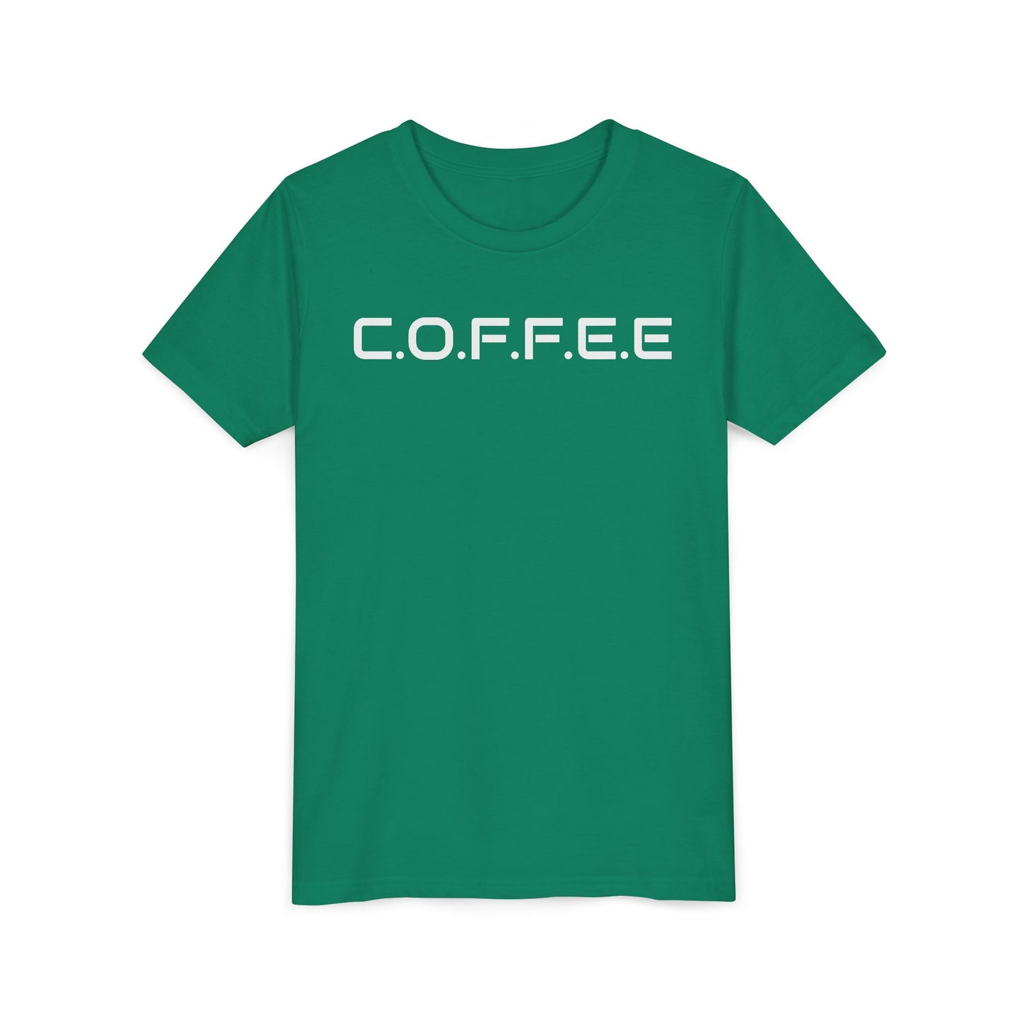 Youth Adult Coffee Christian White Letters & Image
