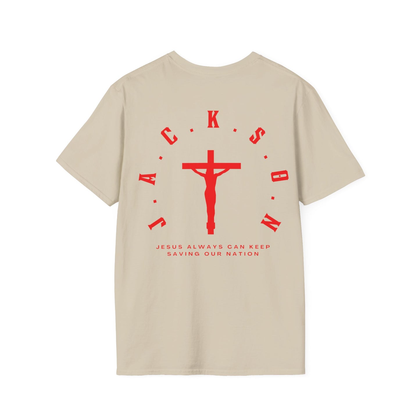 Jackson Believing Christian Red Letters & Cross