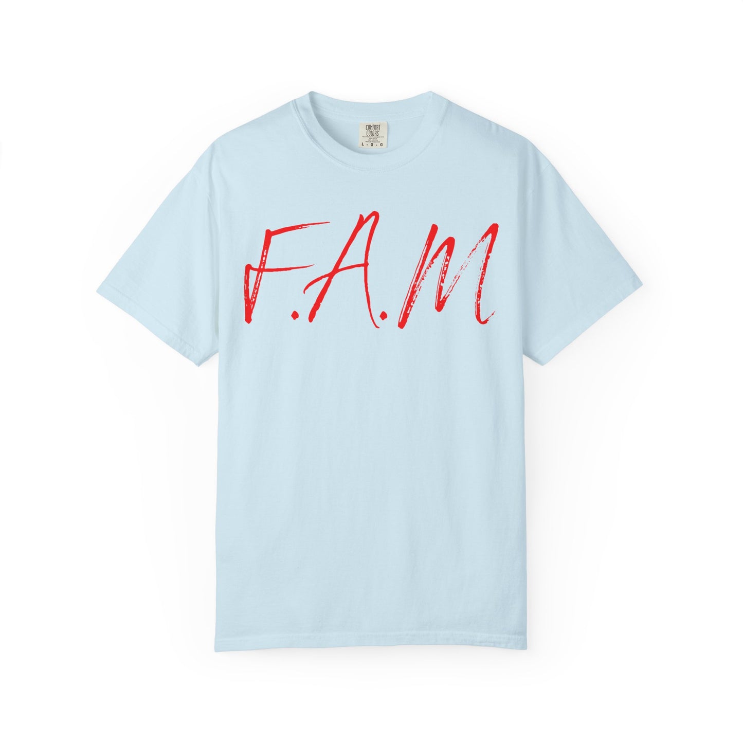 Fam Christian Red Letters & Image