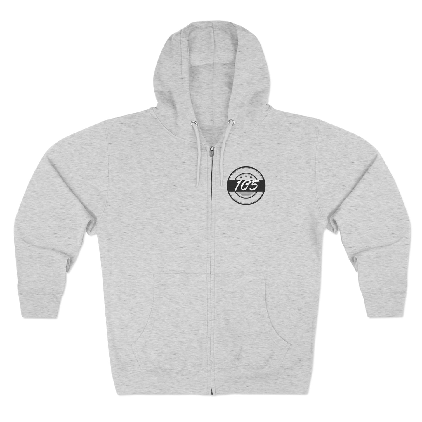 Adult 105 Christian Black and White Letters Hoodie Zipper