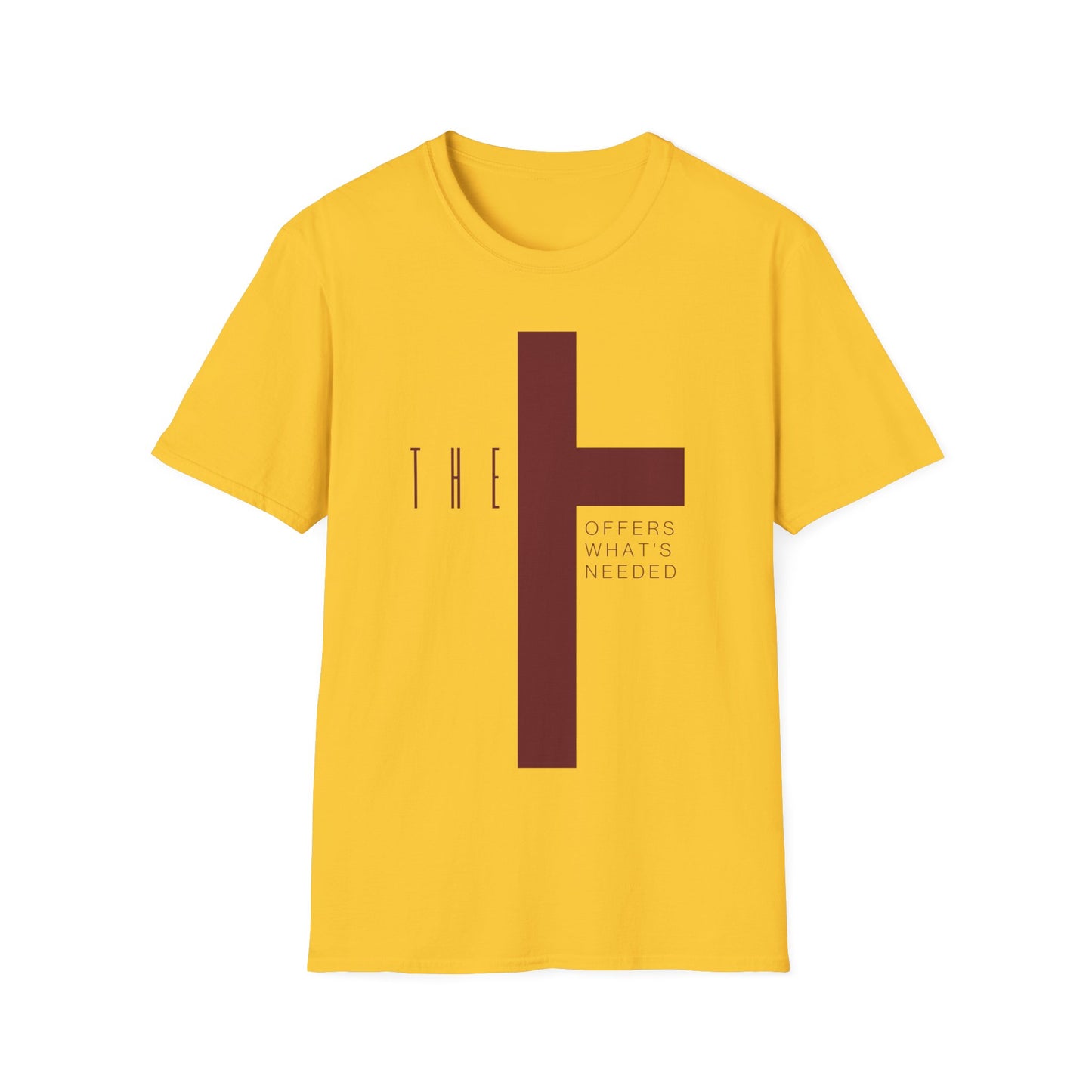 T-Town Marron Cross & Letters