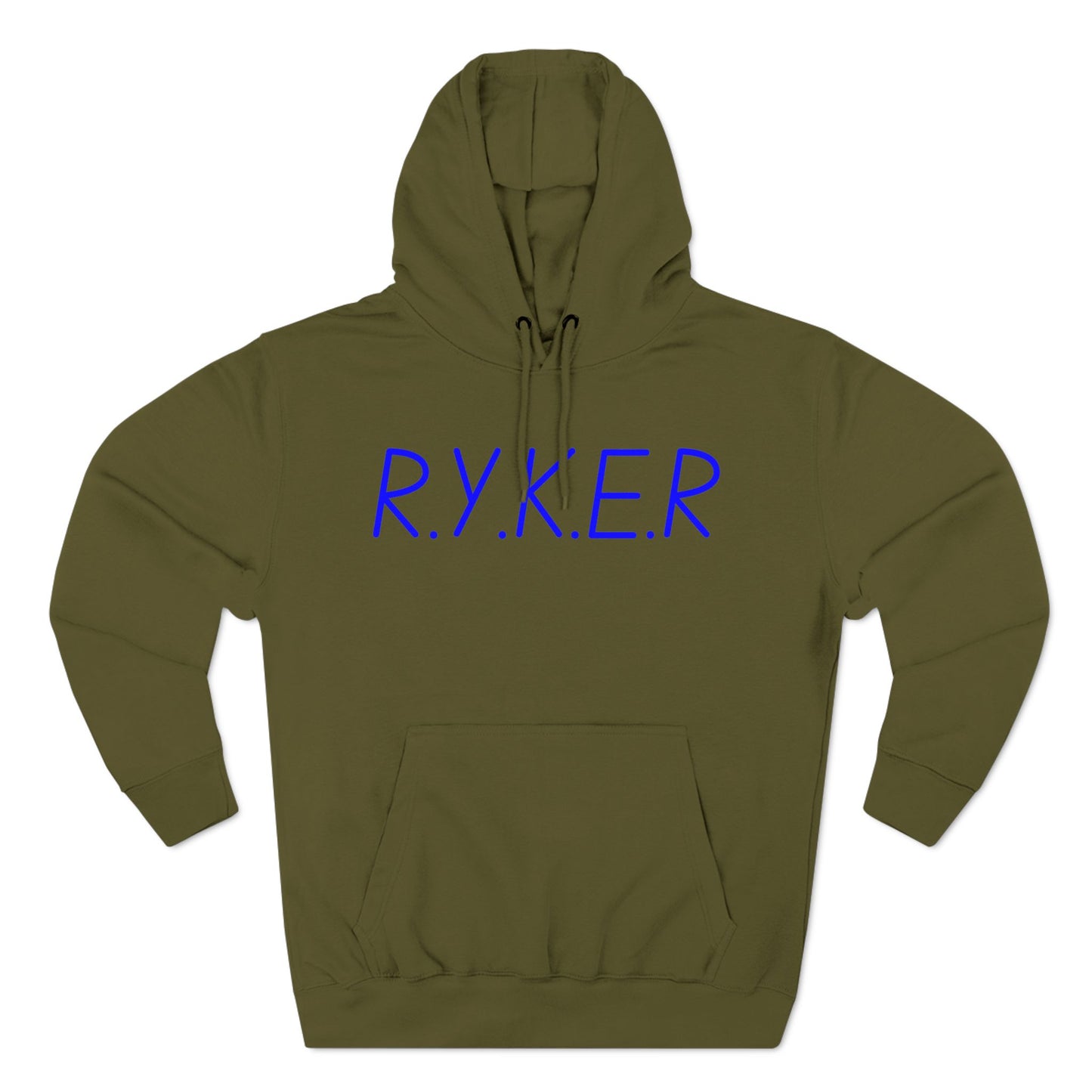 RYKER Christian Blue Letters Hoodie