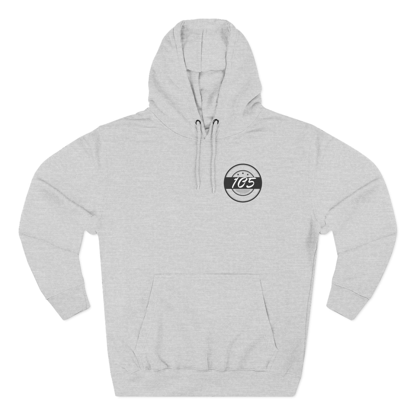 Adult 105 Christian Black and White Letters Hoodie