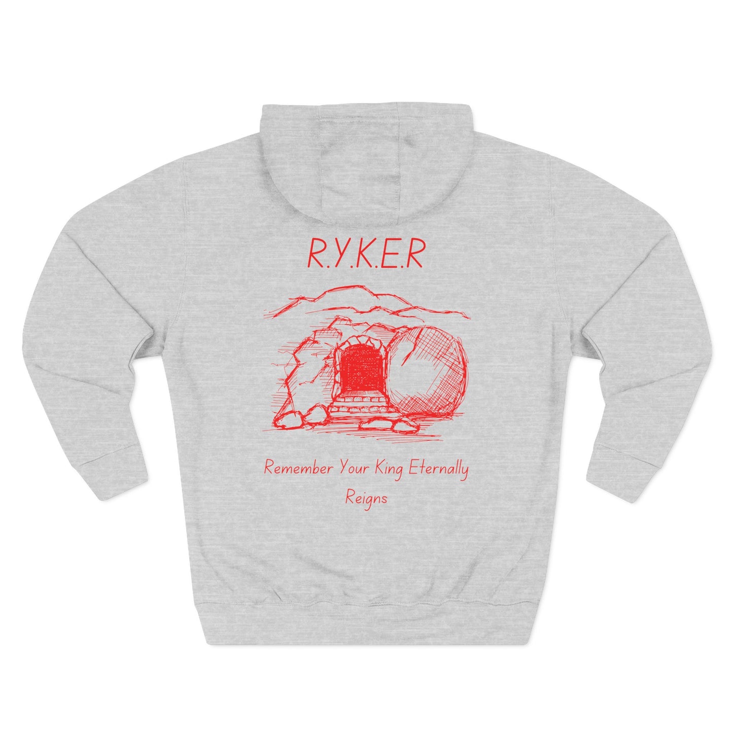 RYKER Christian Red Letters Hoodie