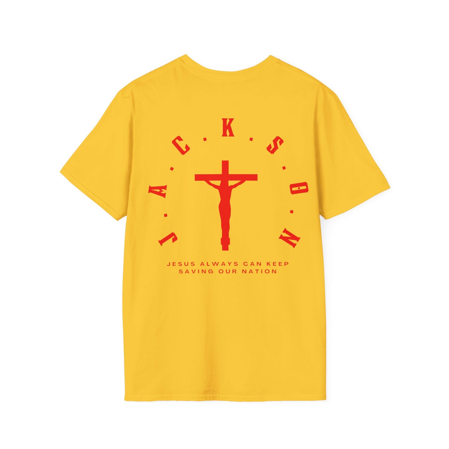 Jackson Believing Christian Red Letters & Cross