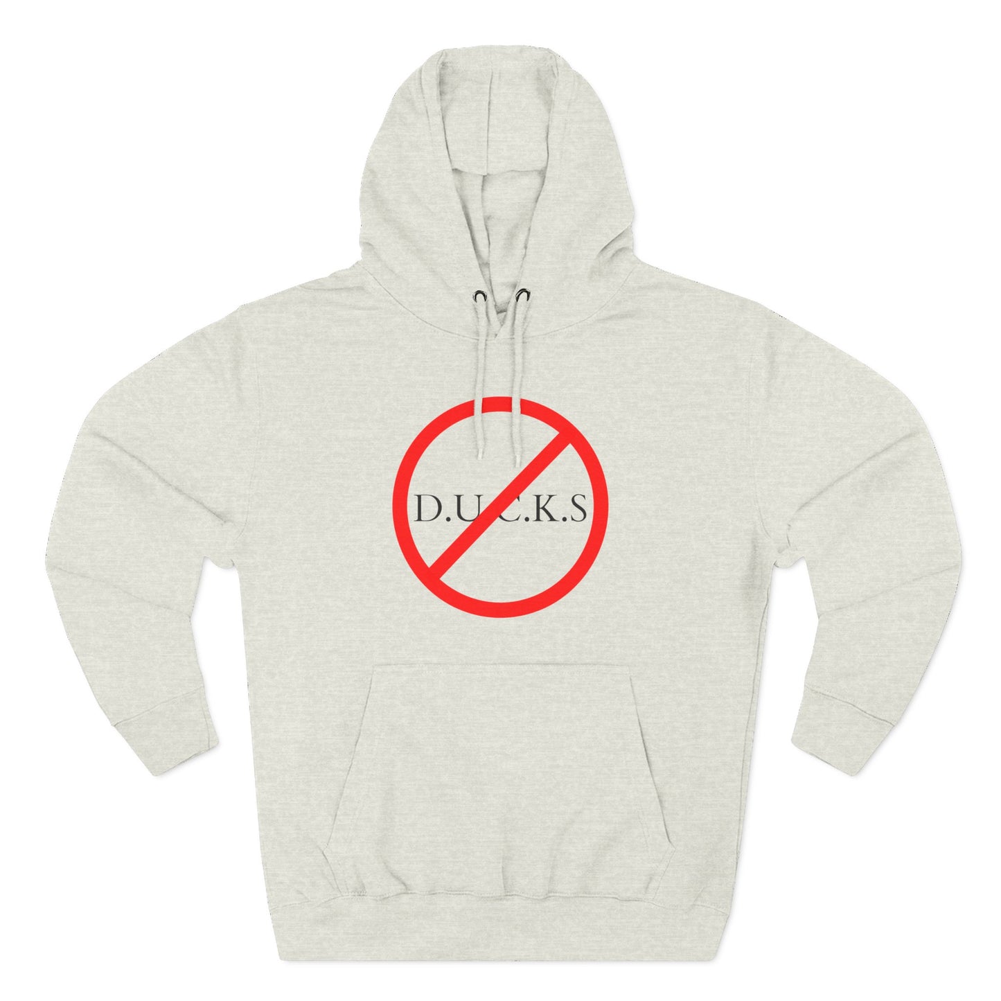 Ducks Christian Black Words Hoodie