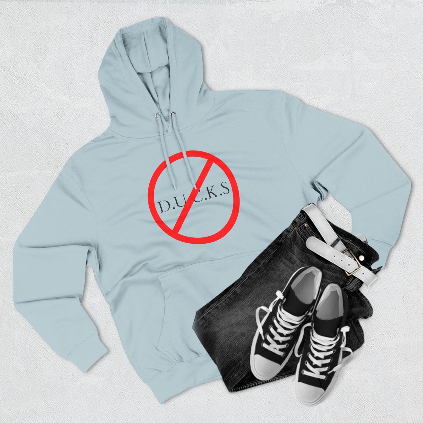 Ducks Christian Black Words Hoodie