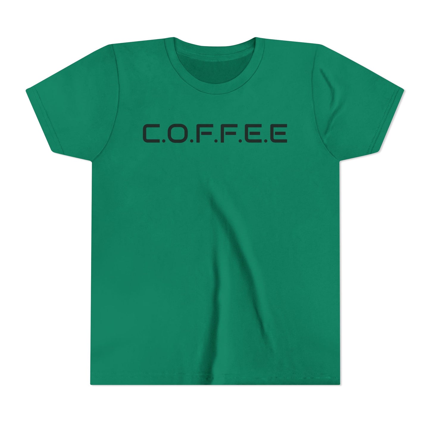 Youth Adult Coffee Christian Black Words Only