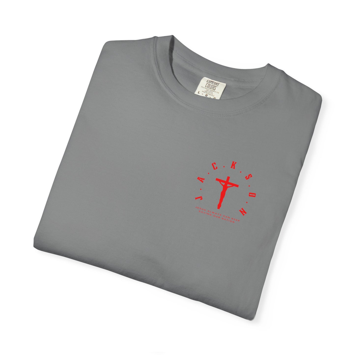 Jackson Believing Christian Red Letters & Cross