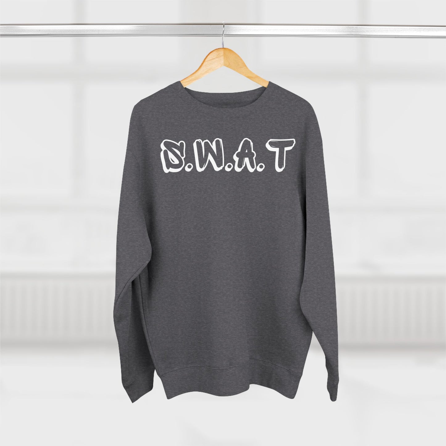 Swat Christian White Words Crewneck
