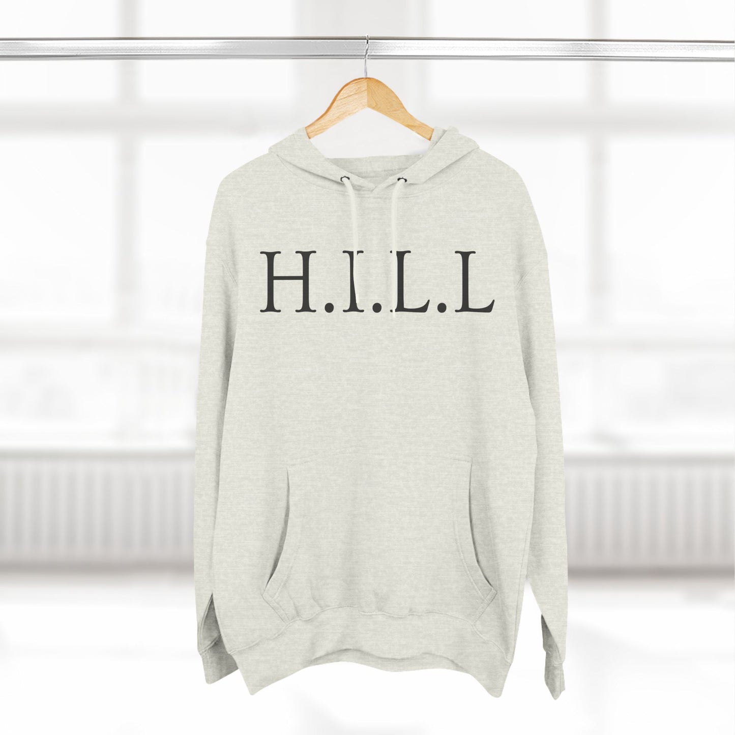 Hill Christian Black Words Hoodie