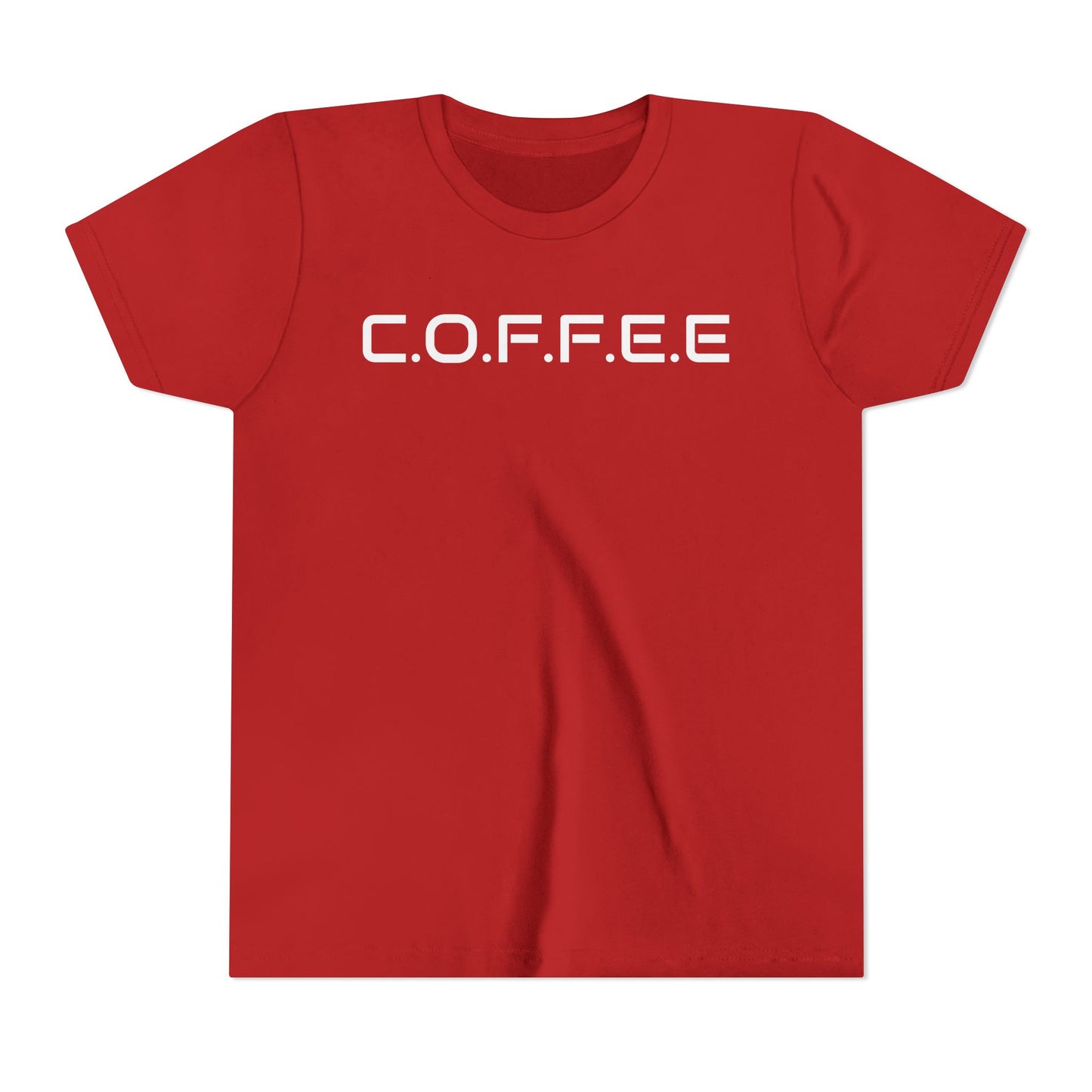 Youth Adult Coffee Christian White Letters & Image