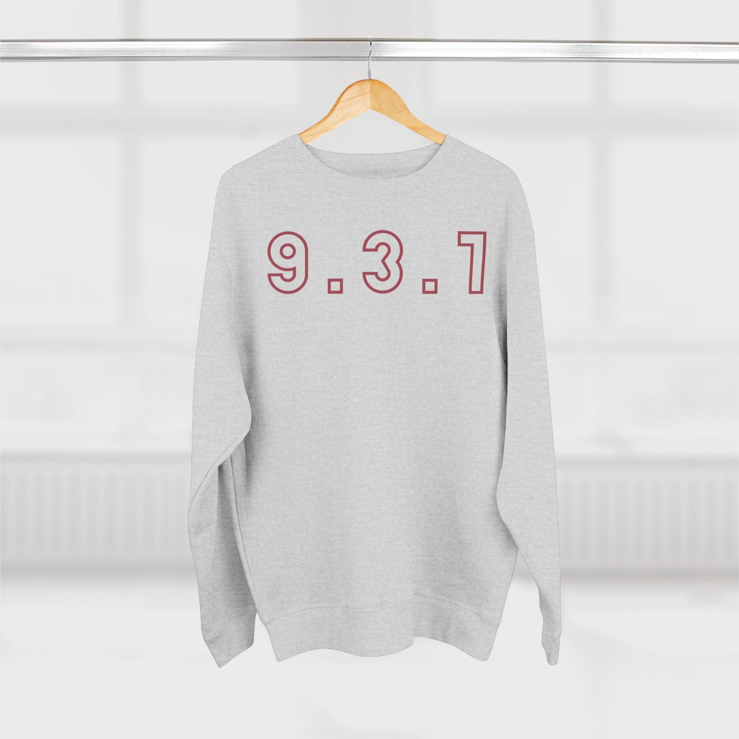 931 Crewneck Marron Words