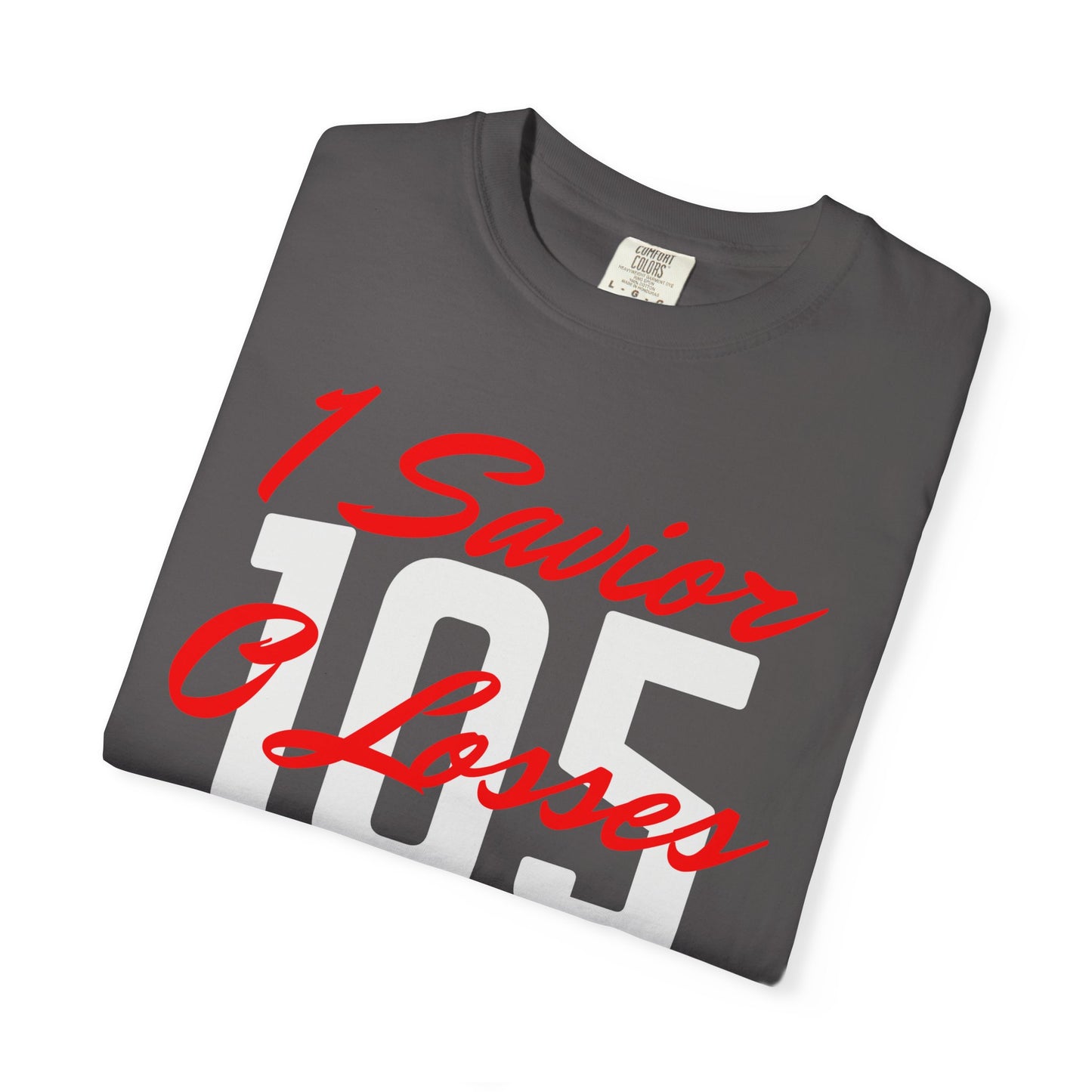 Adult 105 Christian Red and White Letters