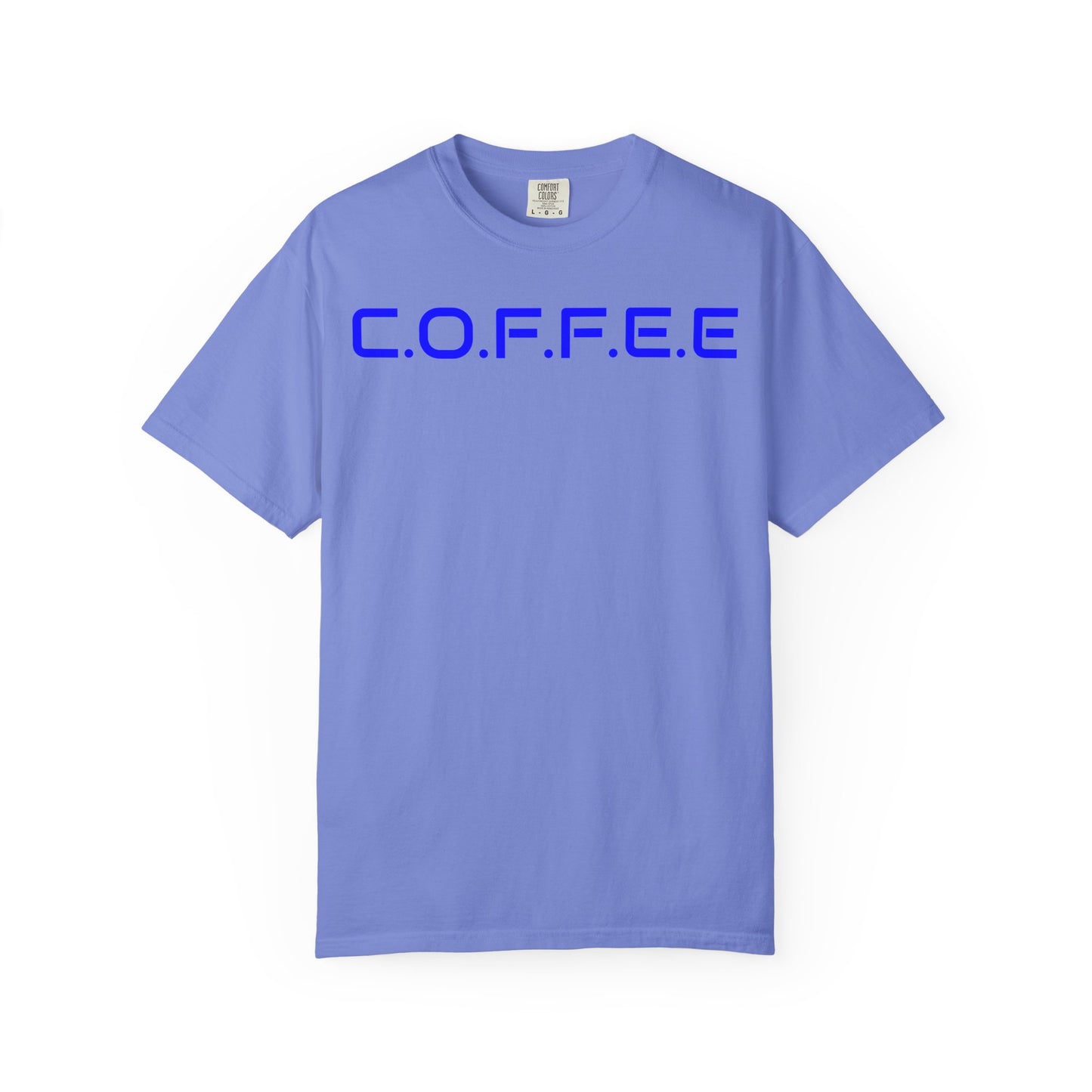 Adult Coffee Christian Blue Words Only