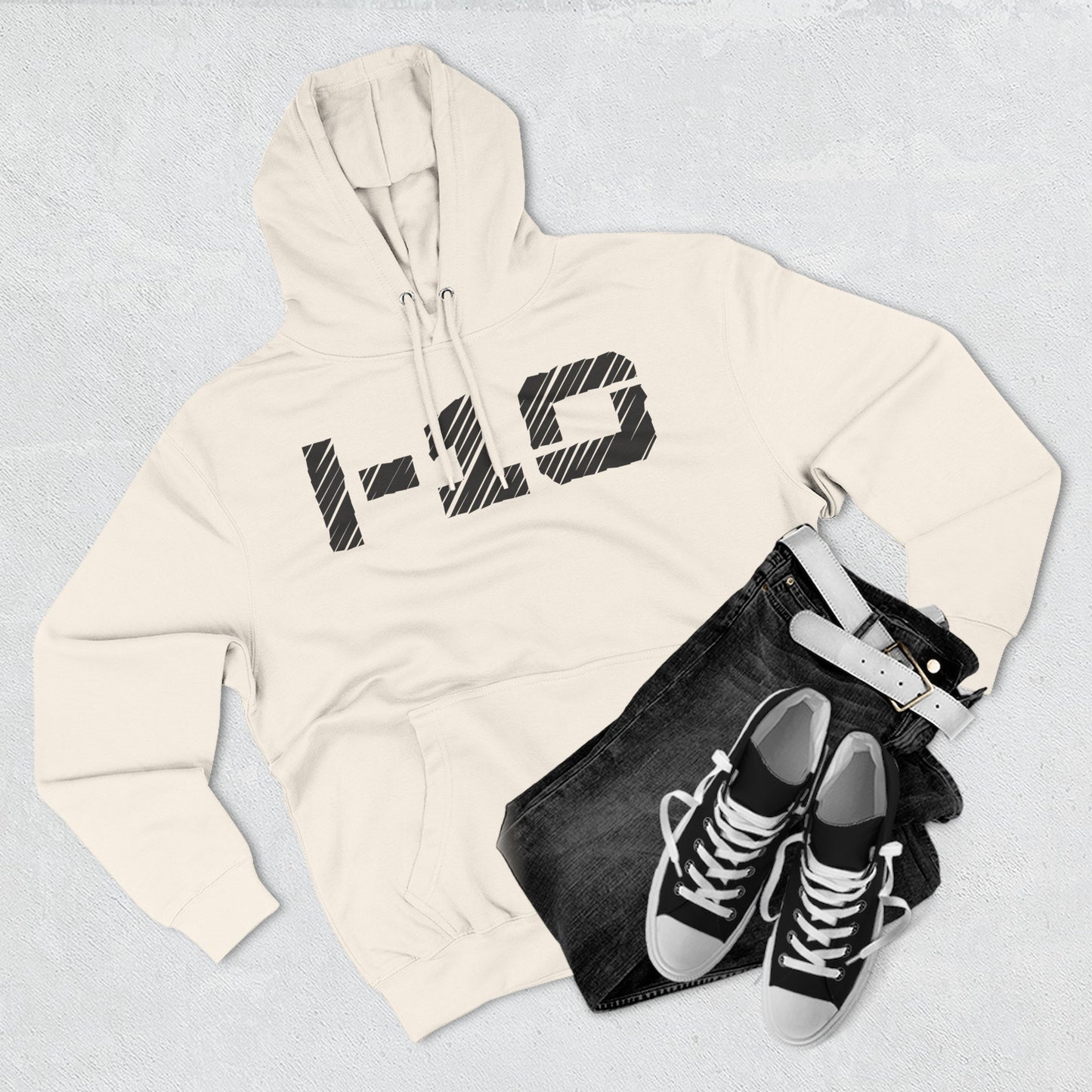 I-10 Christian Black Words Hoodie