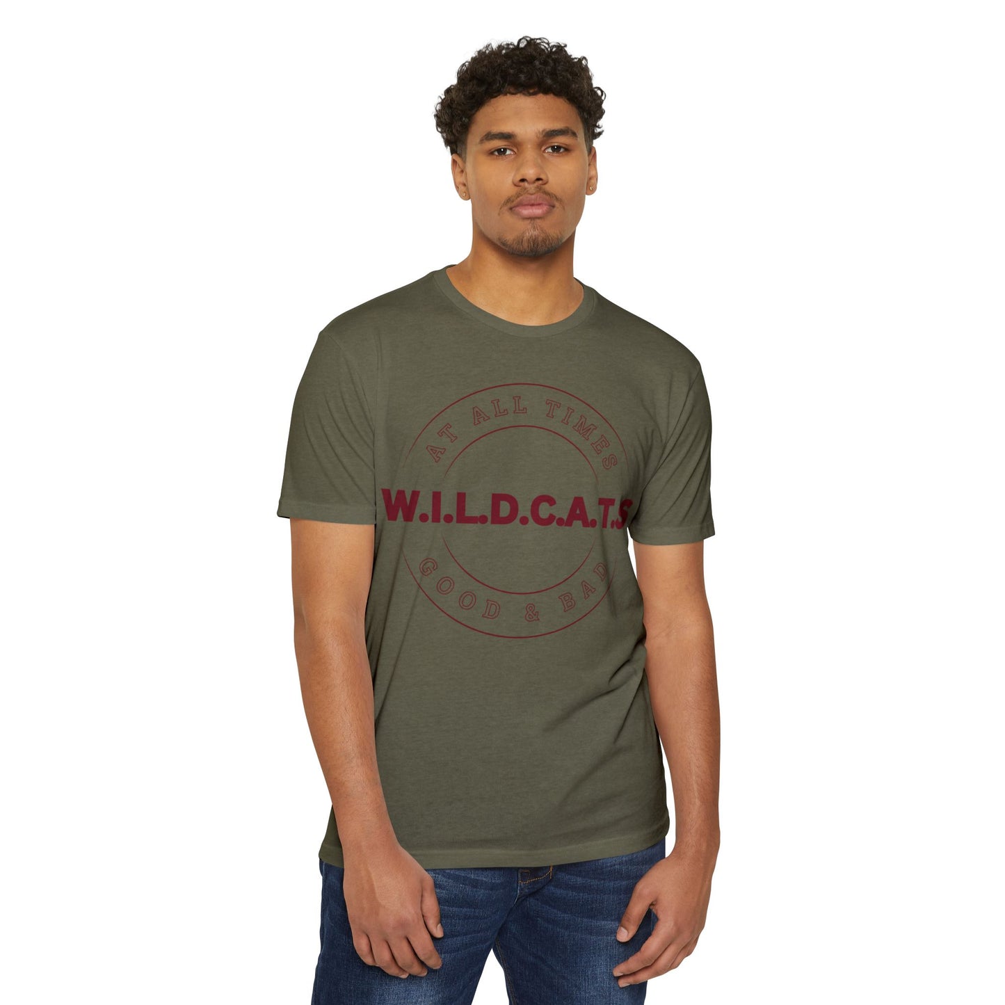 Wildcats Christian Marron Letters & Picture