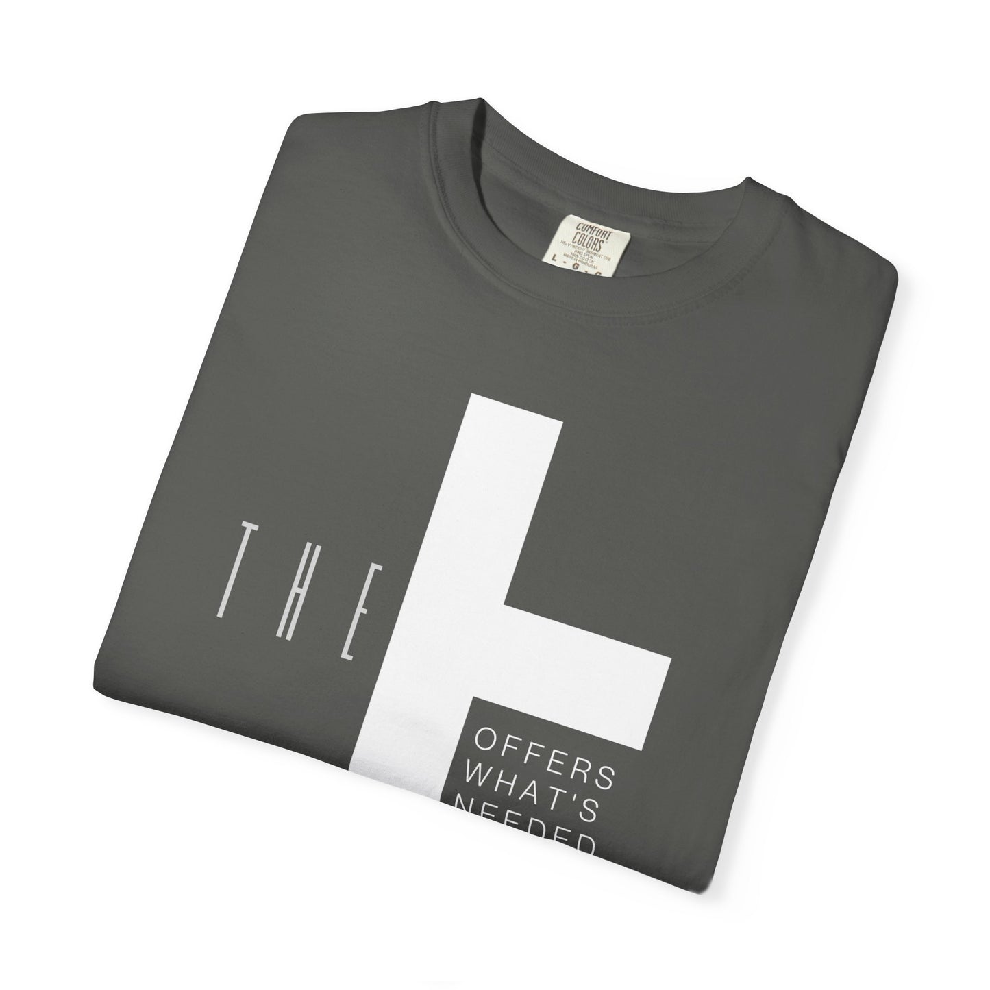 Adult T-Town Christian White Letters & Cross