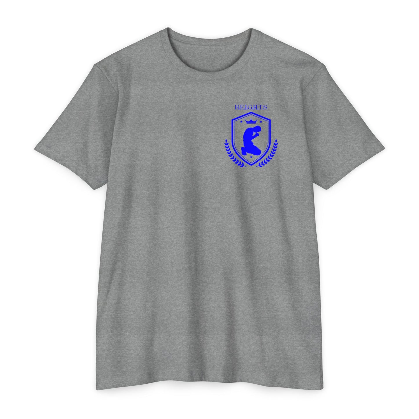 Heights Christian Blue Letters & Image Blended