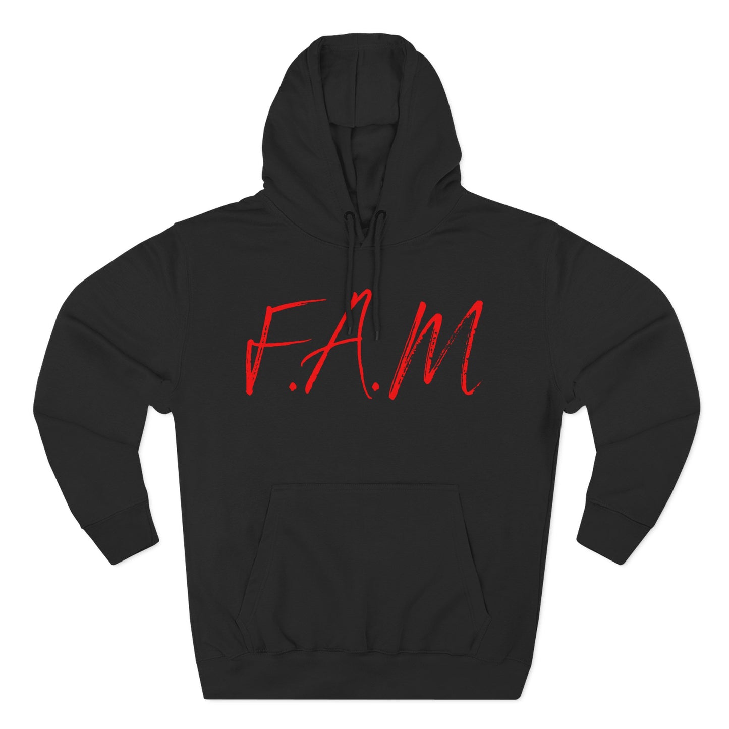 Fam Hoodie Red Words