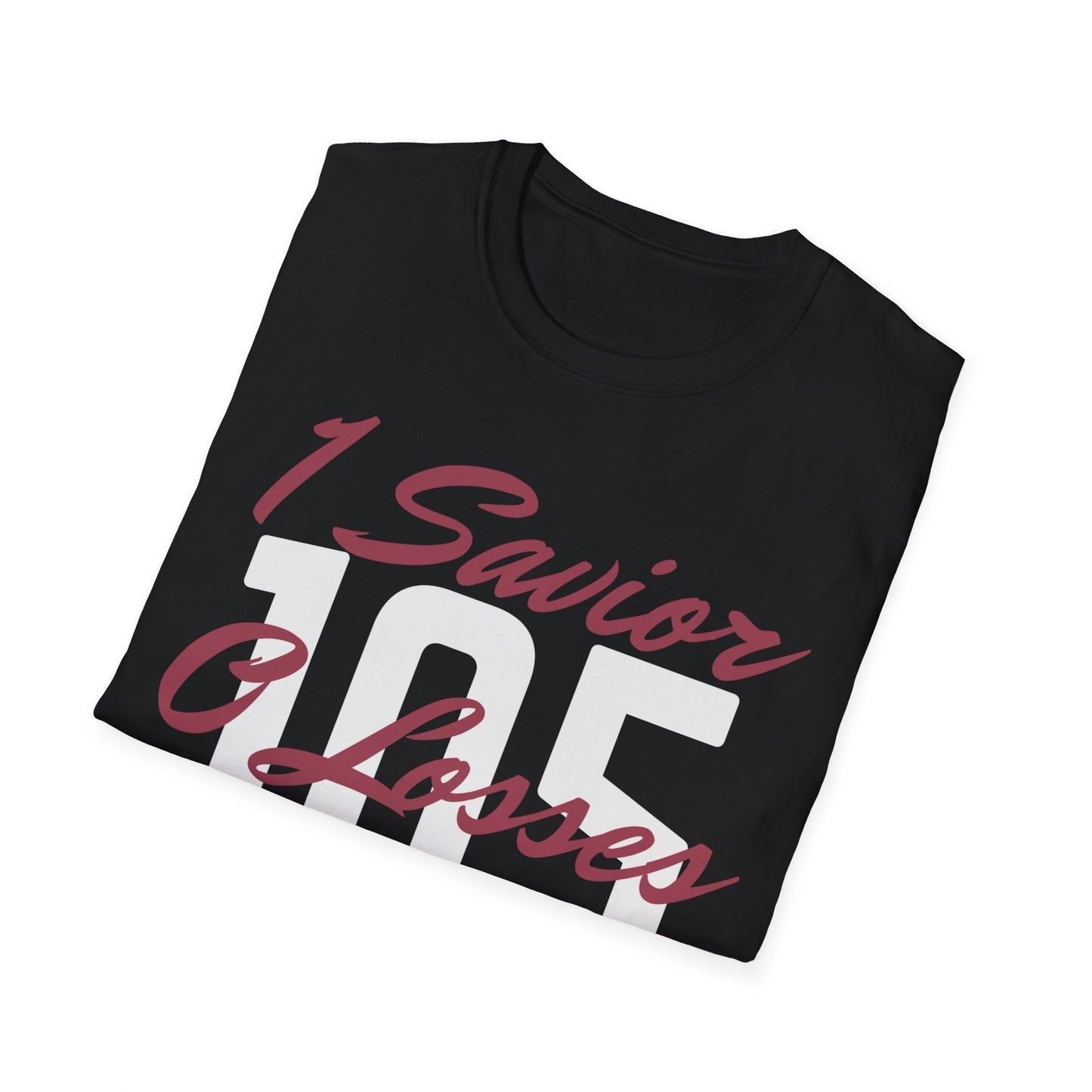Adult 105 Christian Marron and White Letters