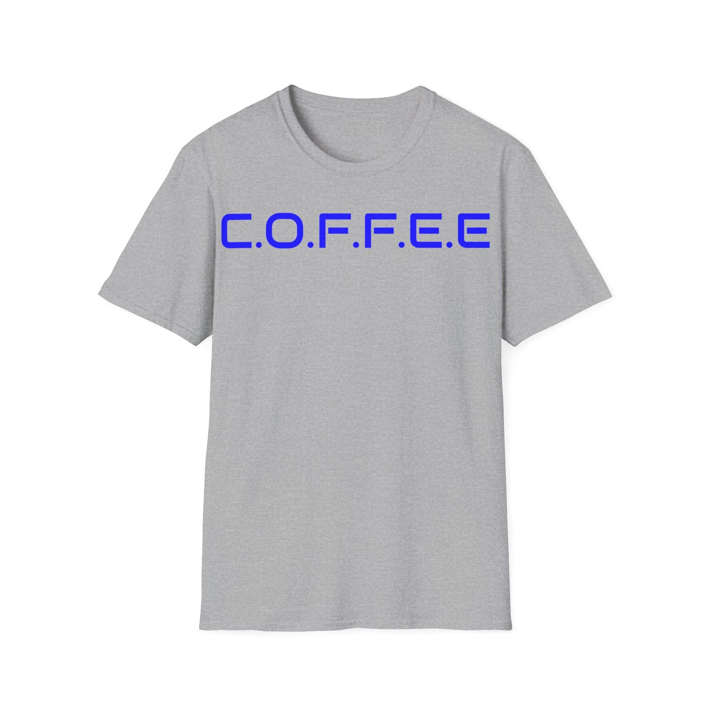 Adult Coffee Christian Blue Words Only