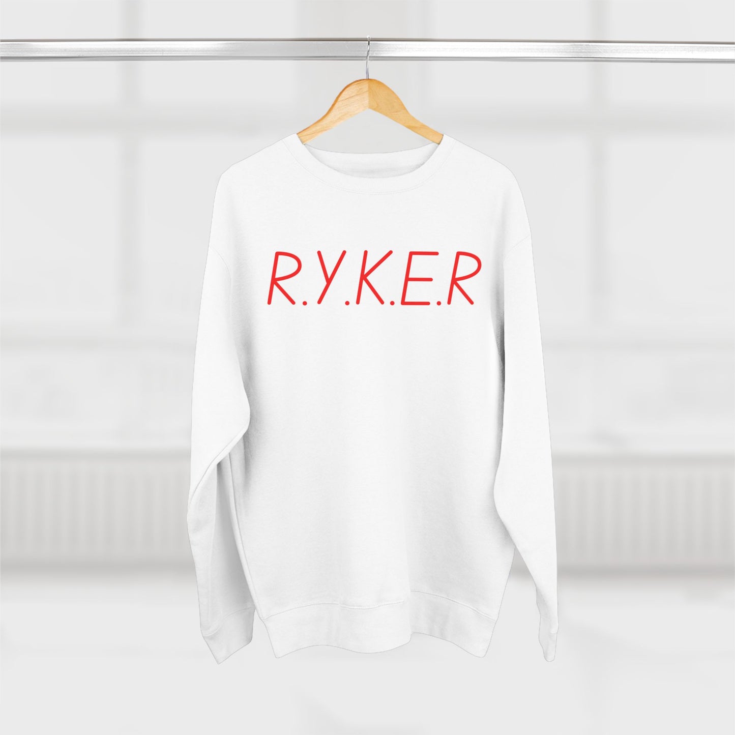 RYKER Christian Red Letters Crewneck
