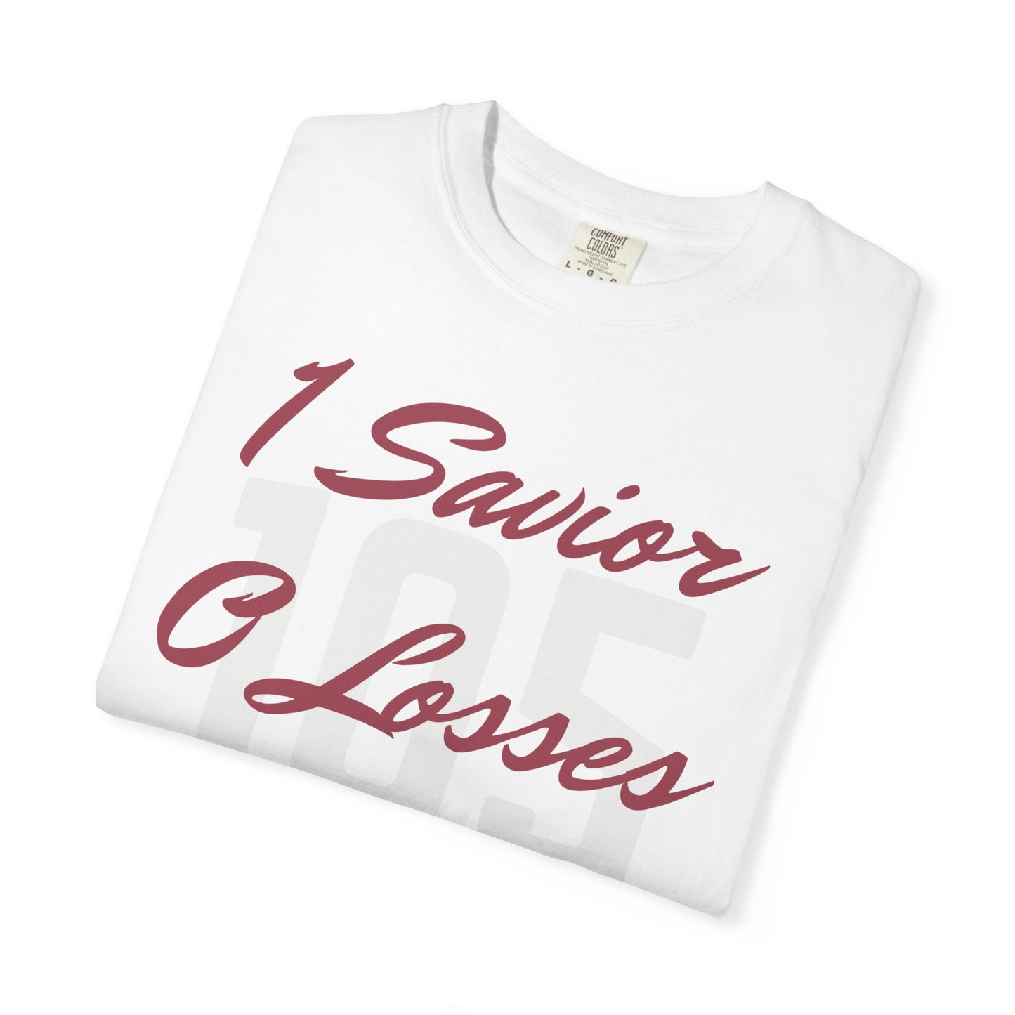 Adult 105 Christian Marron and White Letters