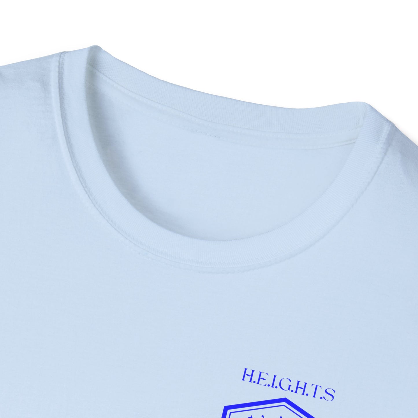 Heights Christian Blue Letters & Image