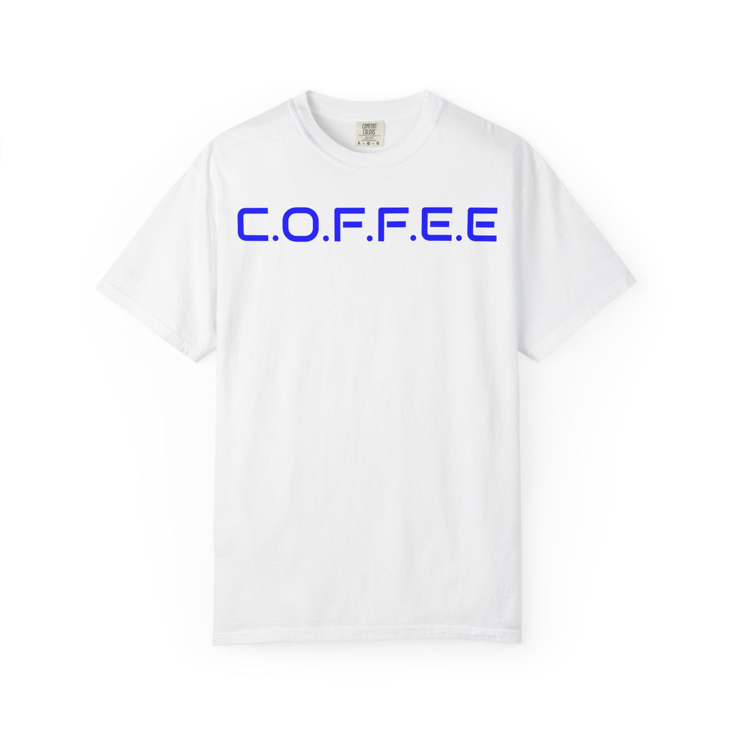 Adult Coffee Christian Blue Words Only