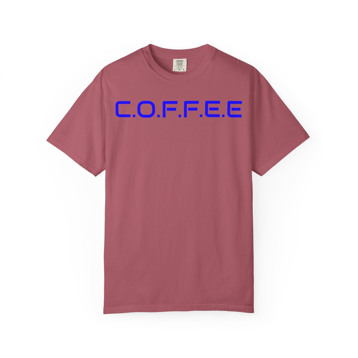 Adult Coffee Christian Blue Words Only