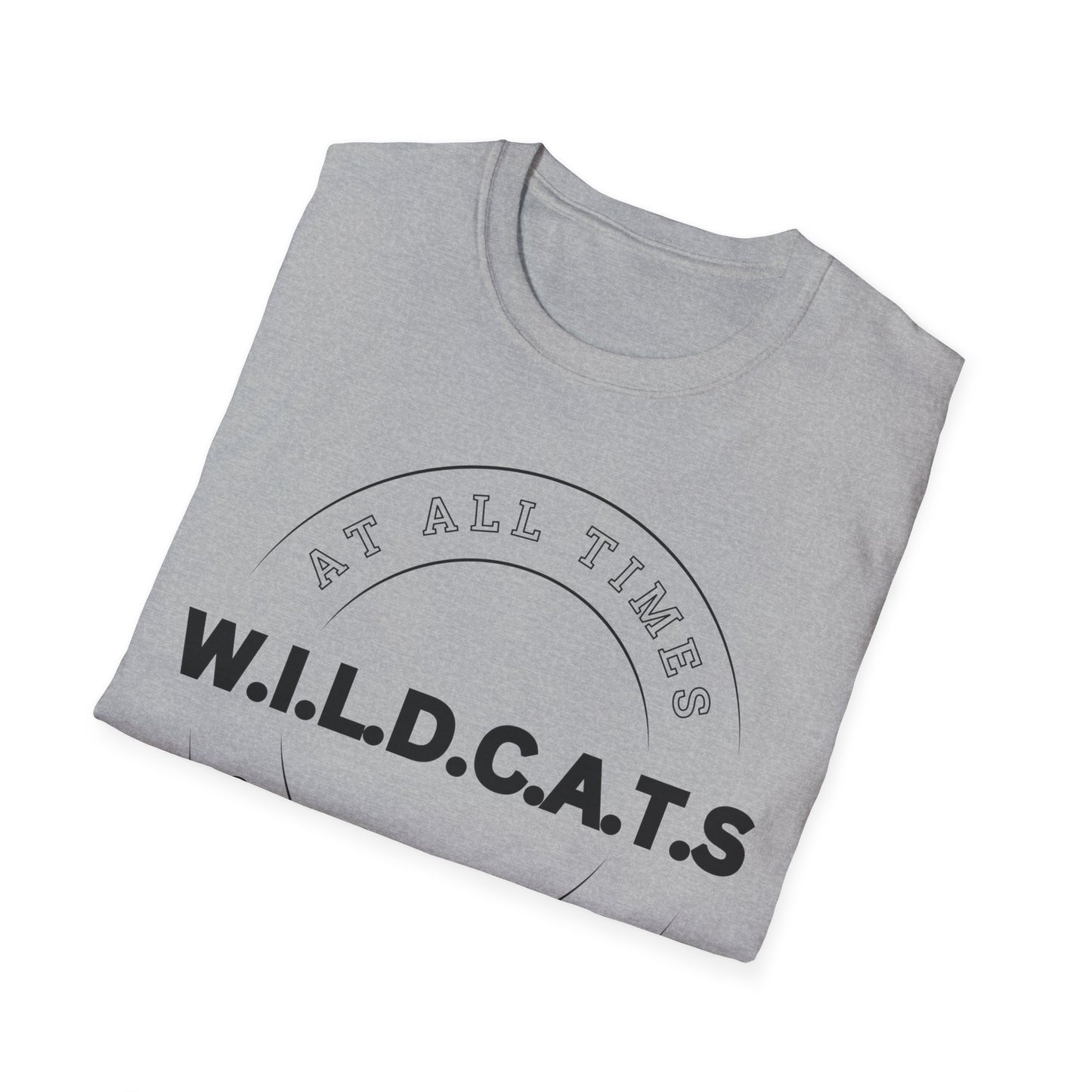 Wildcats Christian Black Letters & Picture