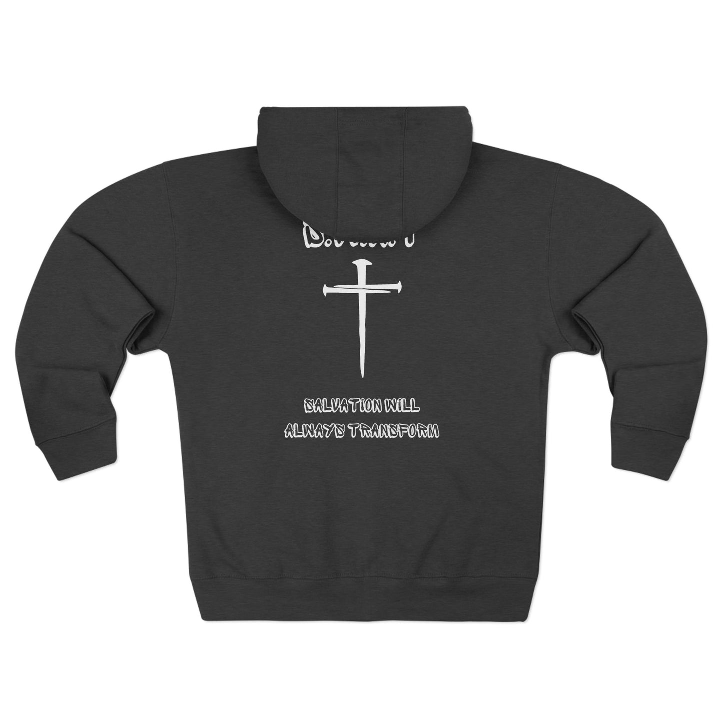 Swat Christian White Words Hoodie Zipper