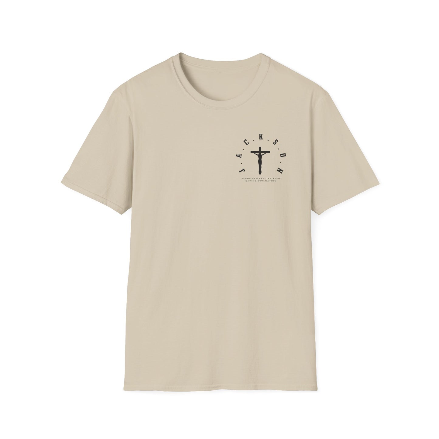 Jackson Believing Christian Black Letters & Cross
