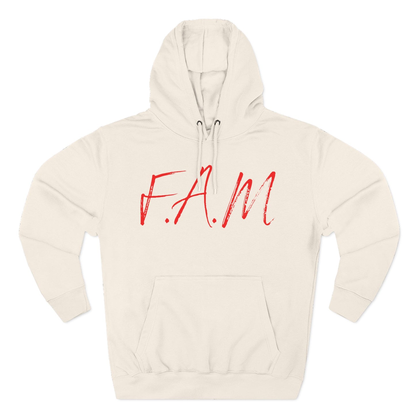 Fam Hoodie Red Words