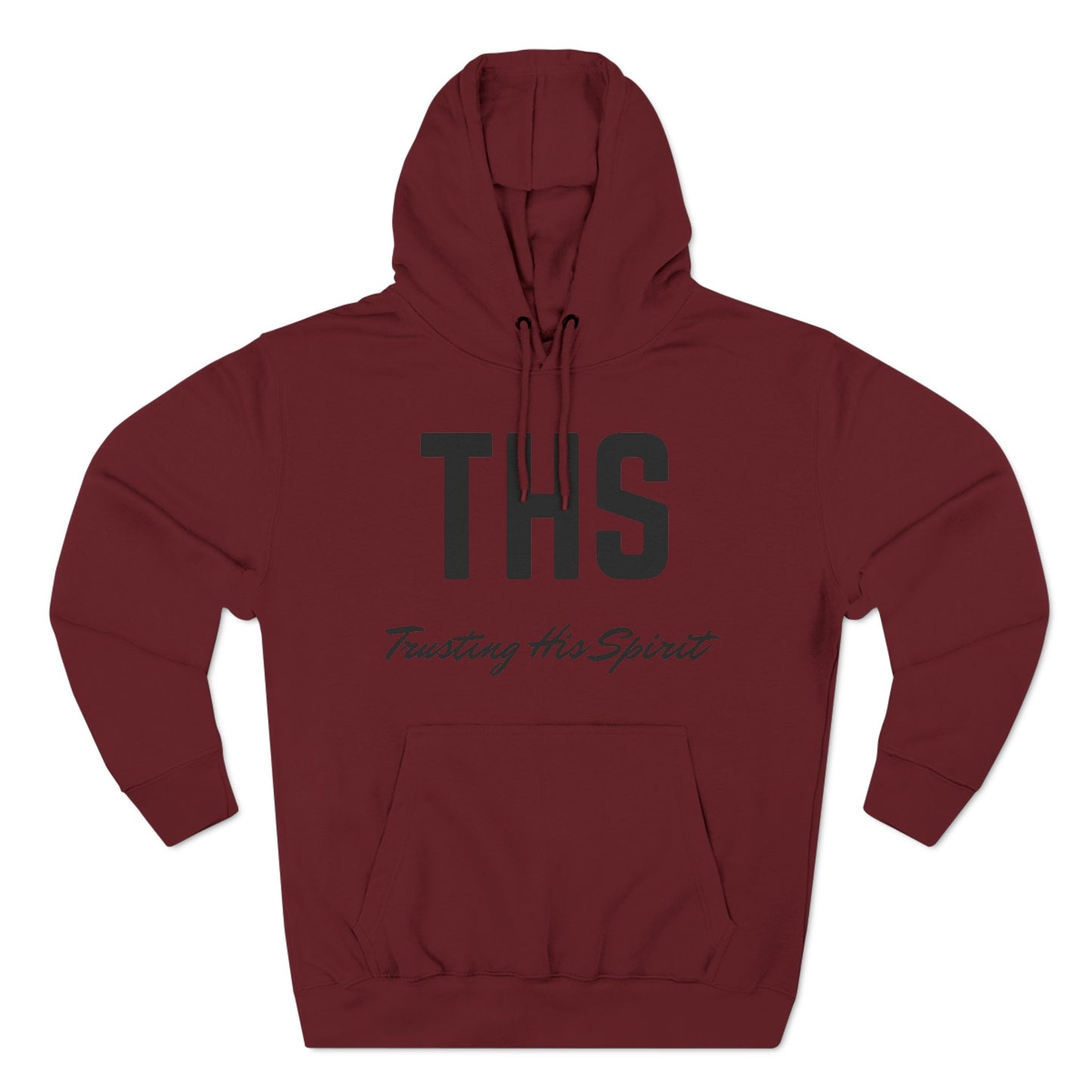 Adult THS Christian Black Letters Hoodie
