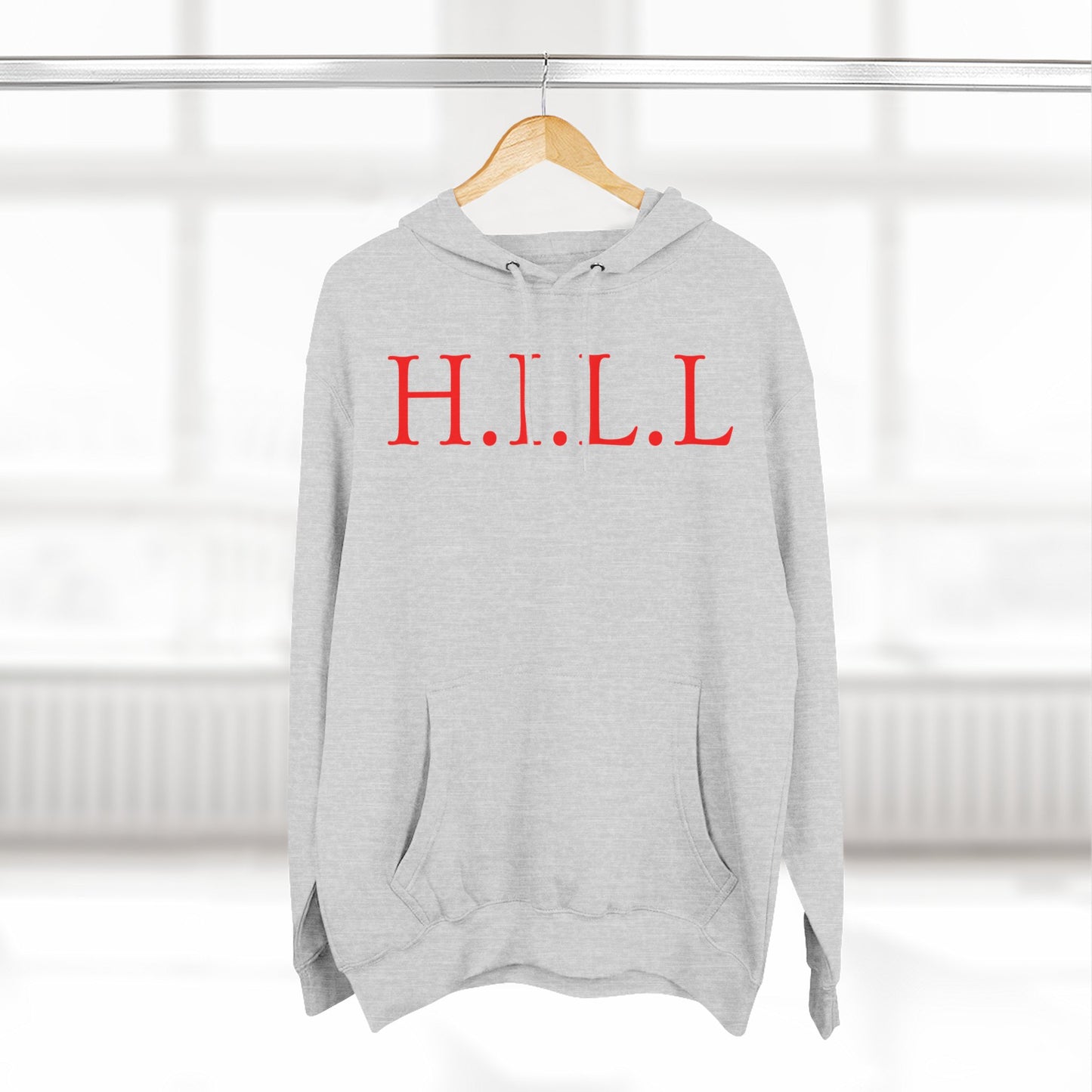 Hill Christian Red Words Hoodie