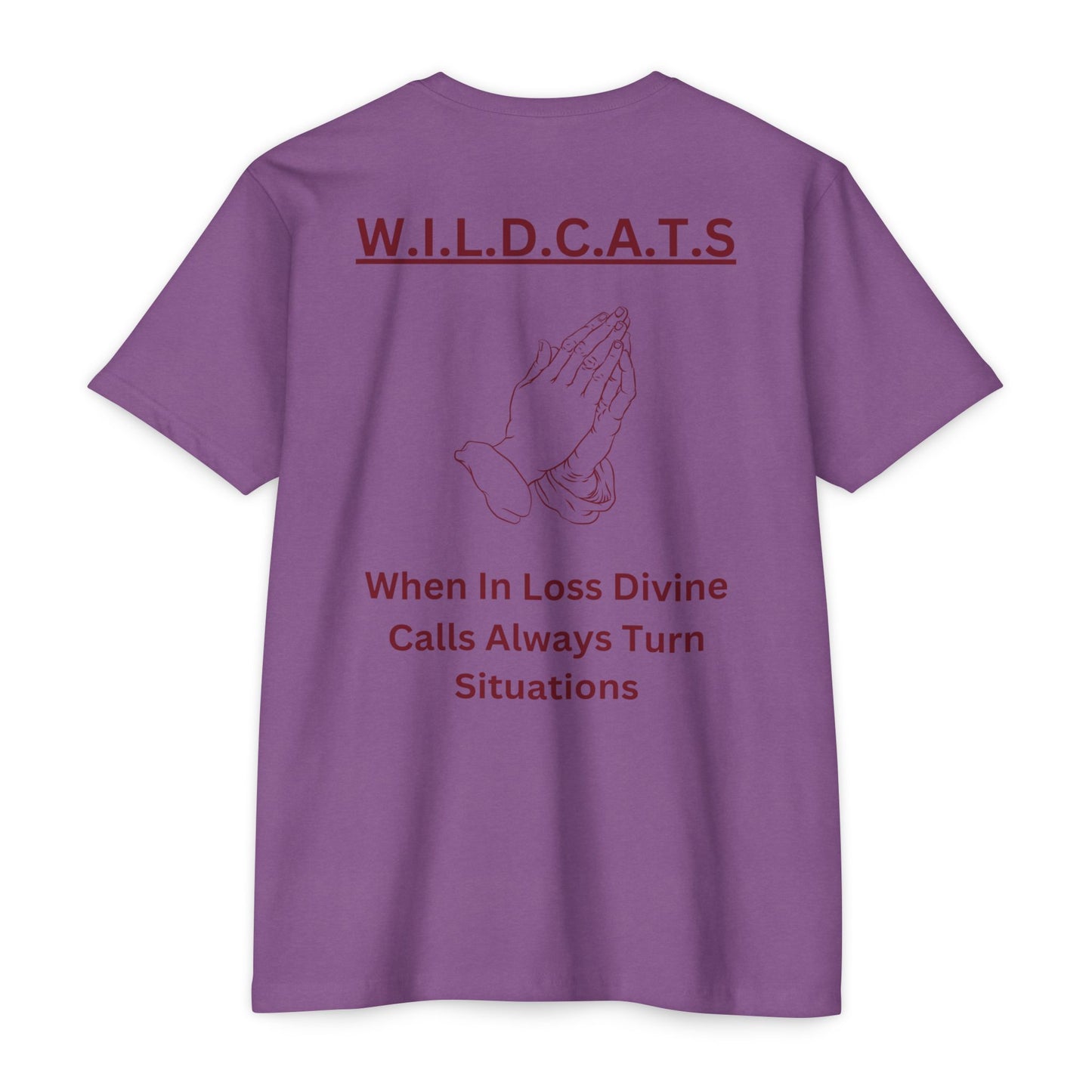 Wildcats Christian Marron Letters & Picture