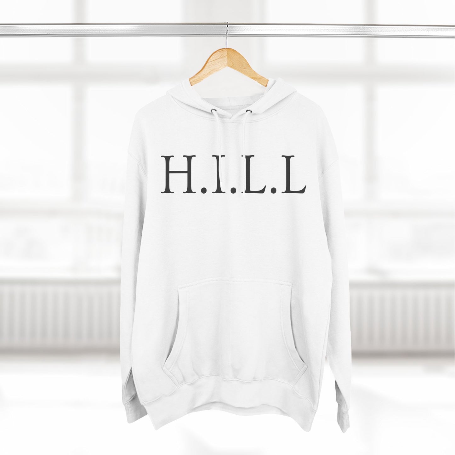 Hill Christian Black Words Hoodie