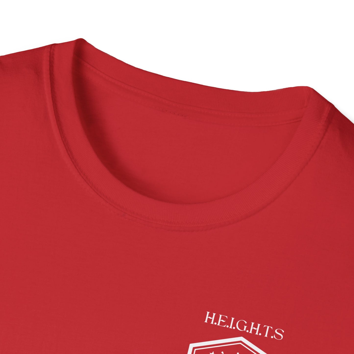 Heights Christian White Letters & Image