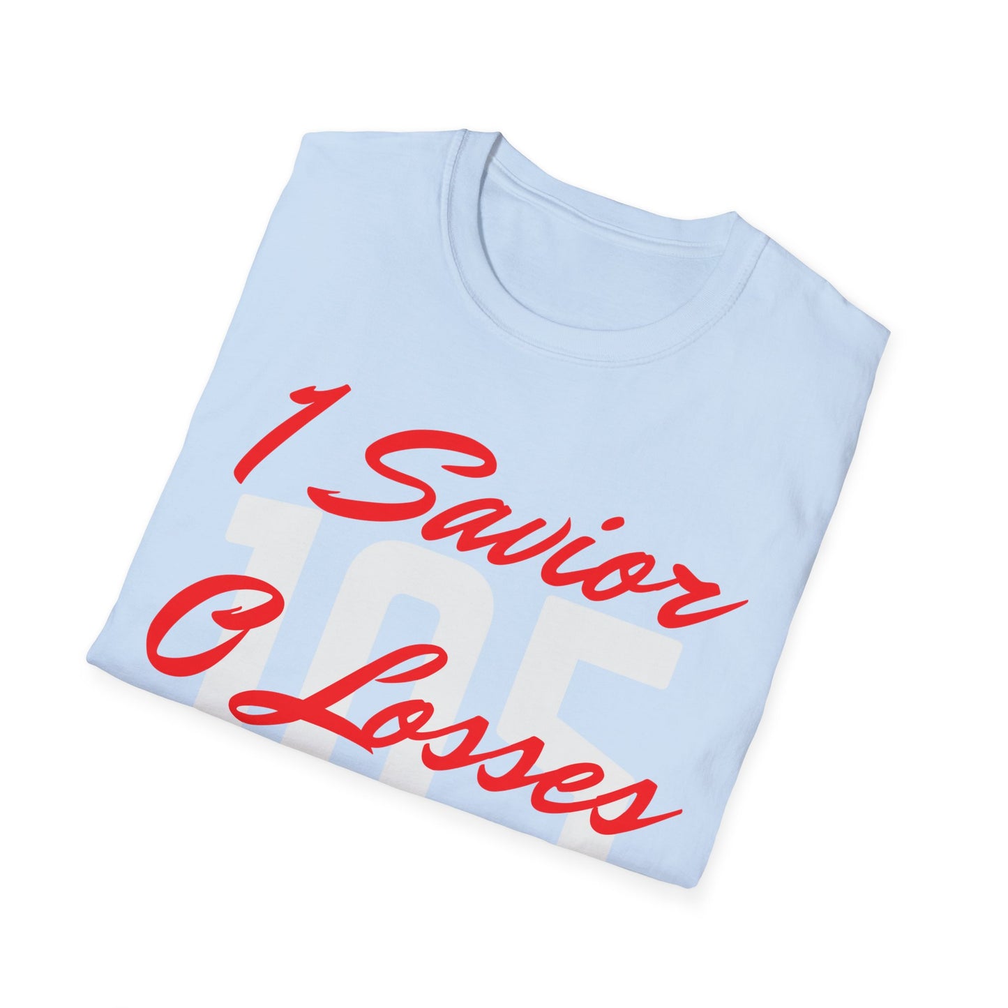 Adult 105 Christian Red and White Letters