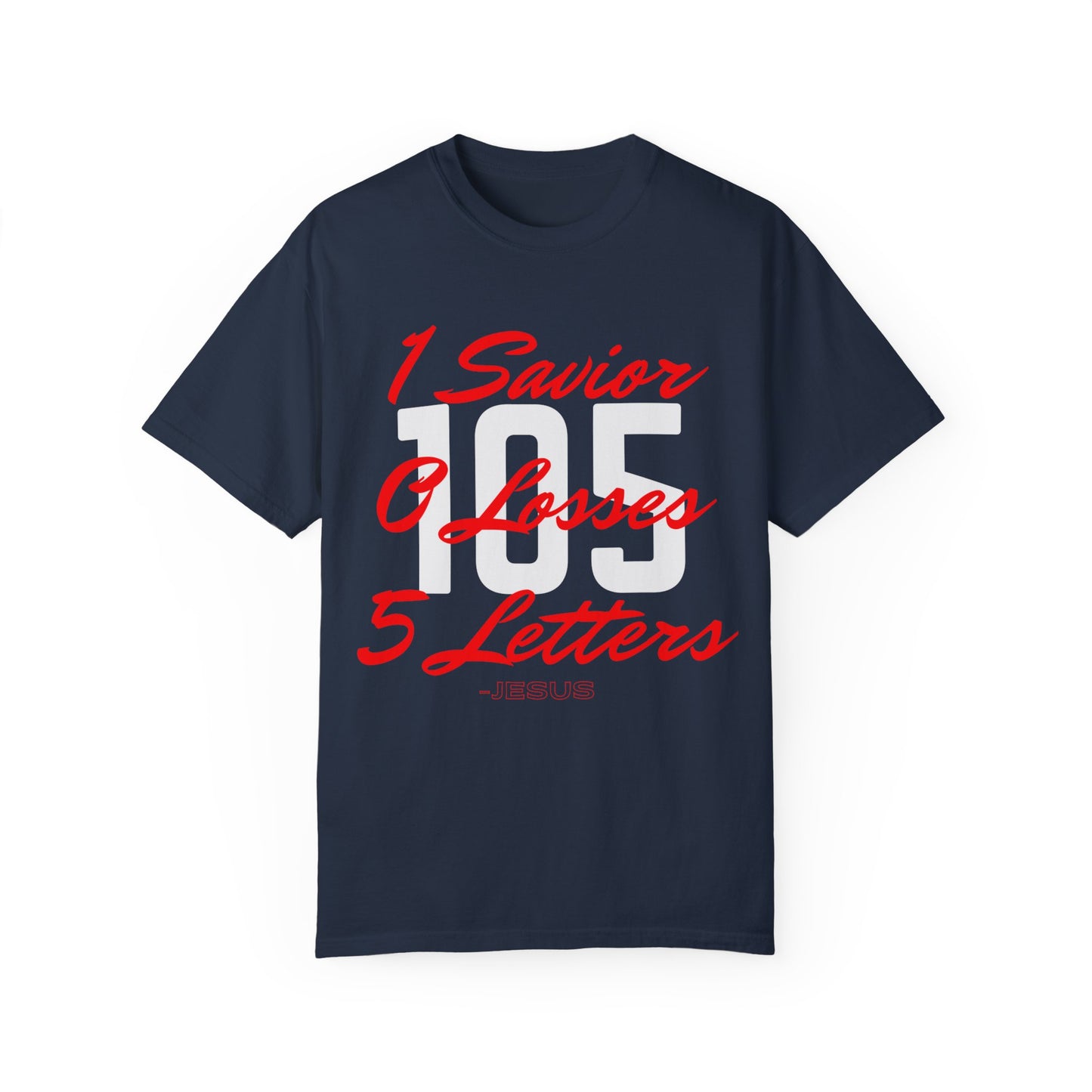 Copy of Adult 105 Christian Red and White Letters
