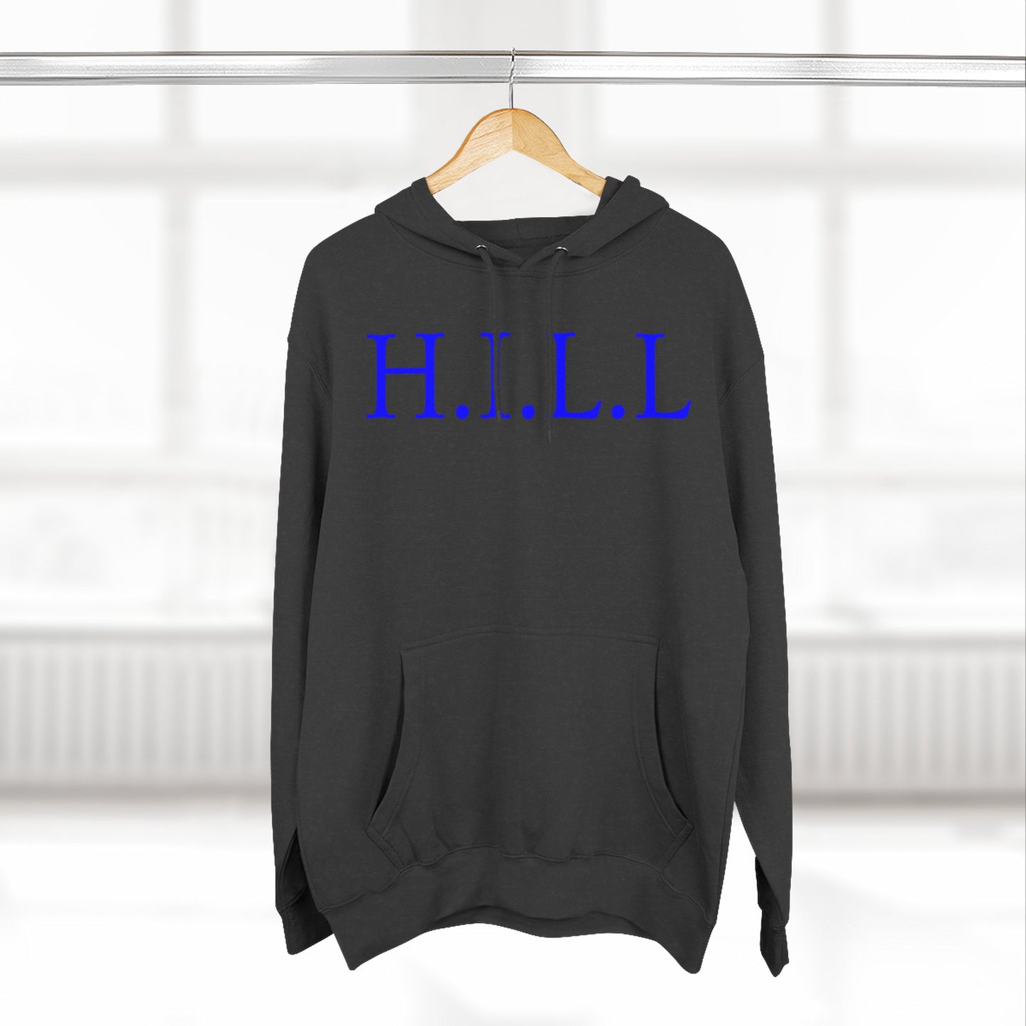 Hill Christian Blue Words Hoodie