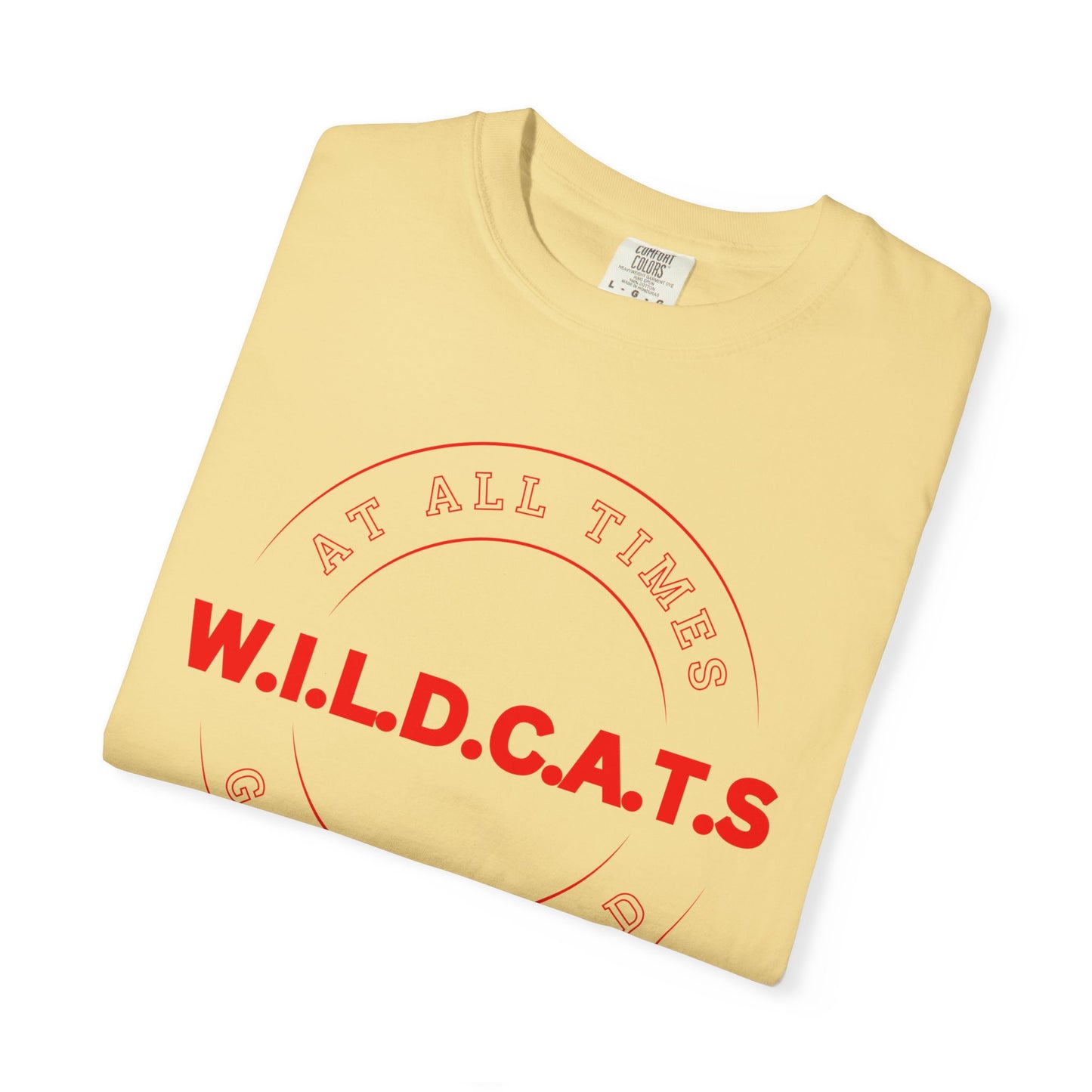 Wildcats Christian Red Letters & Picture