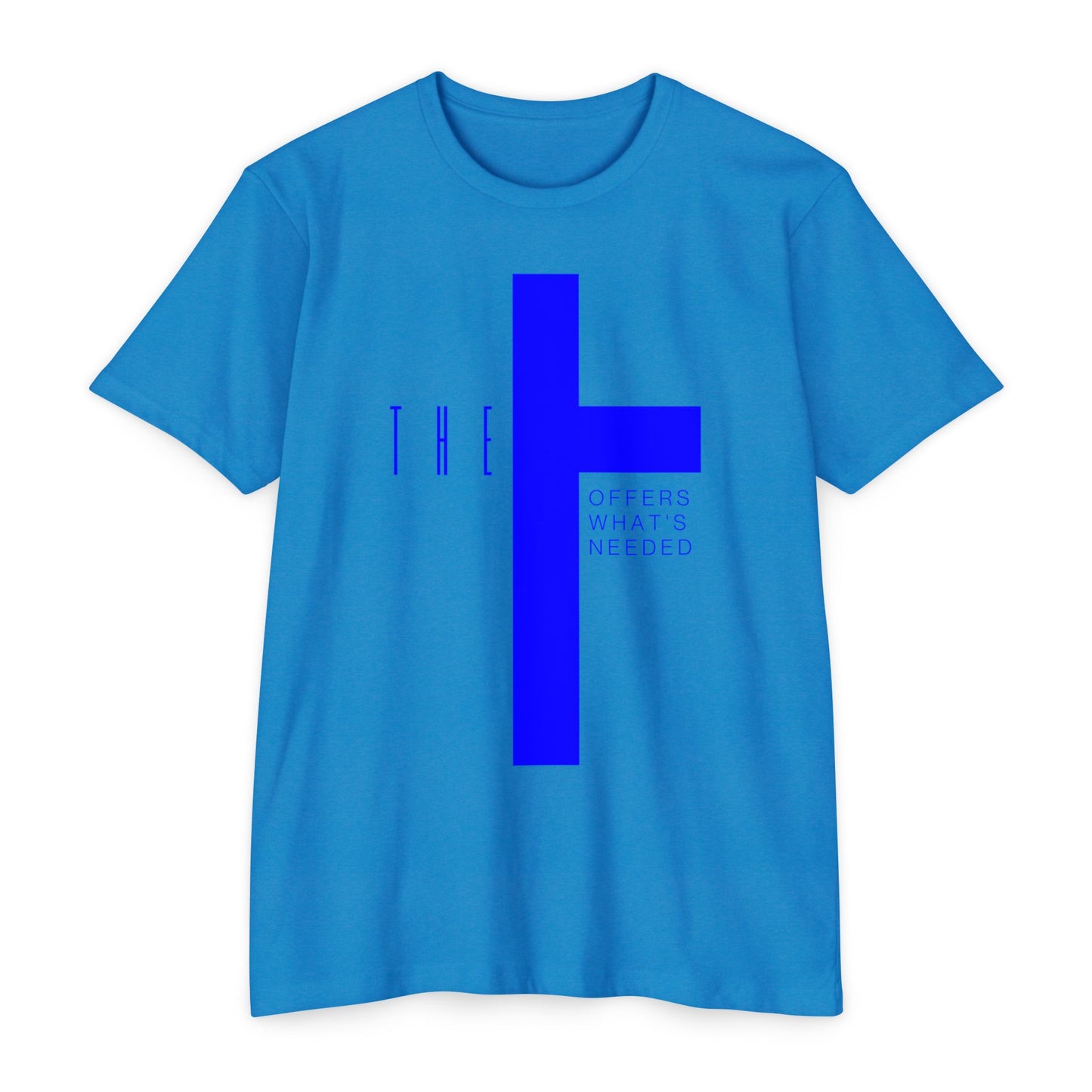 T-Town Blue Cross & Letters Blended