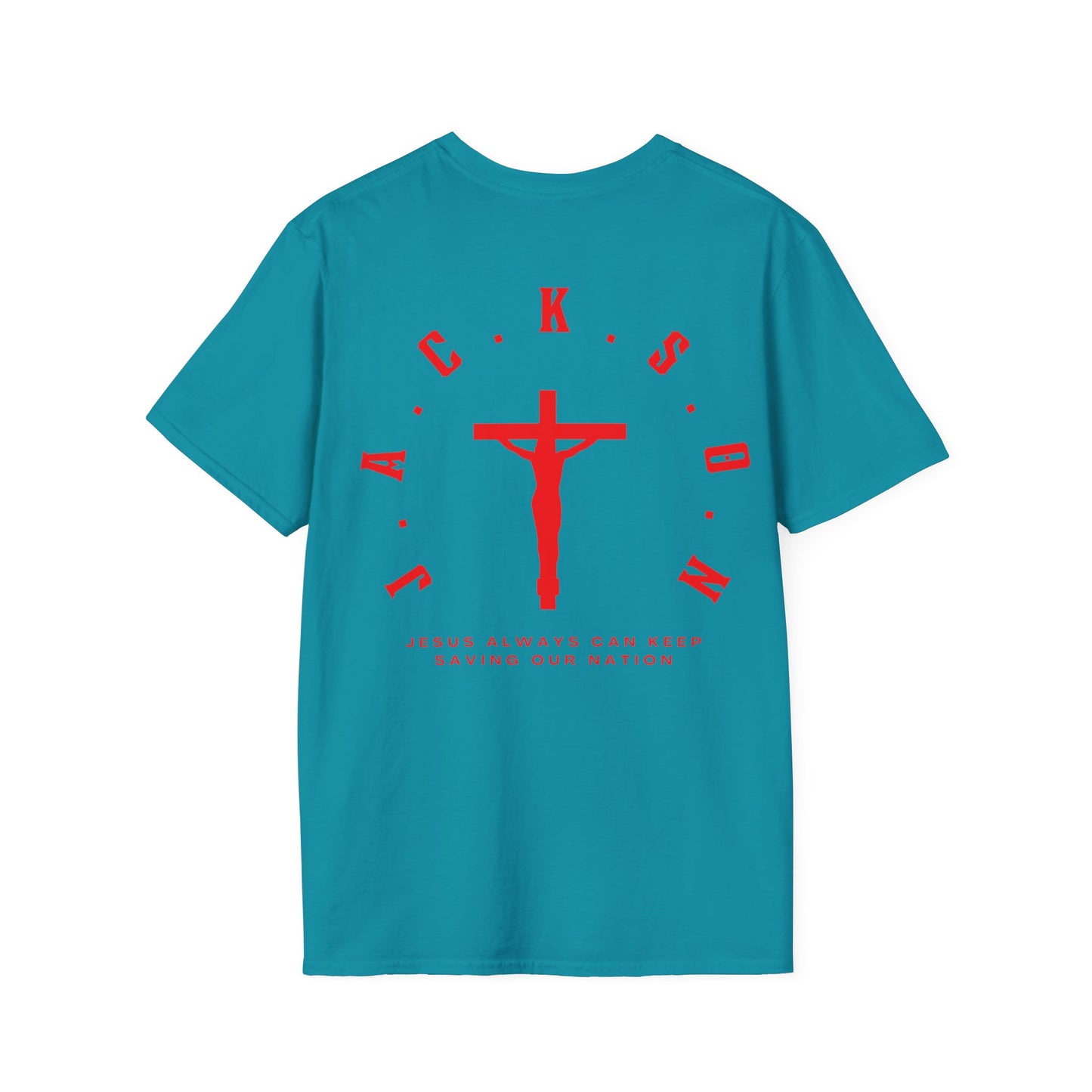 Jackson Believing Christian Red Letters & Cross