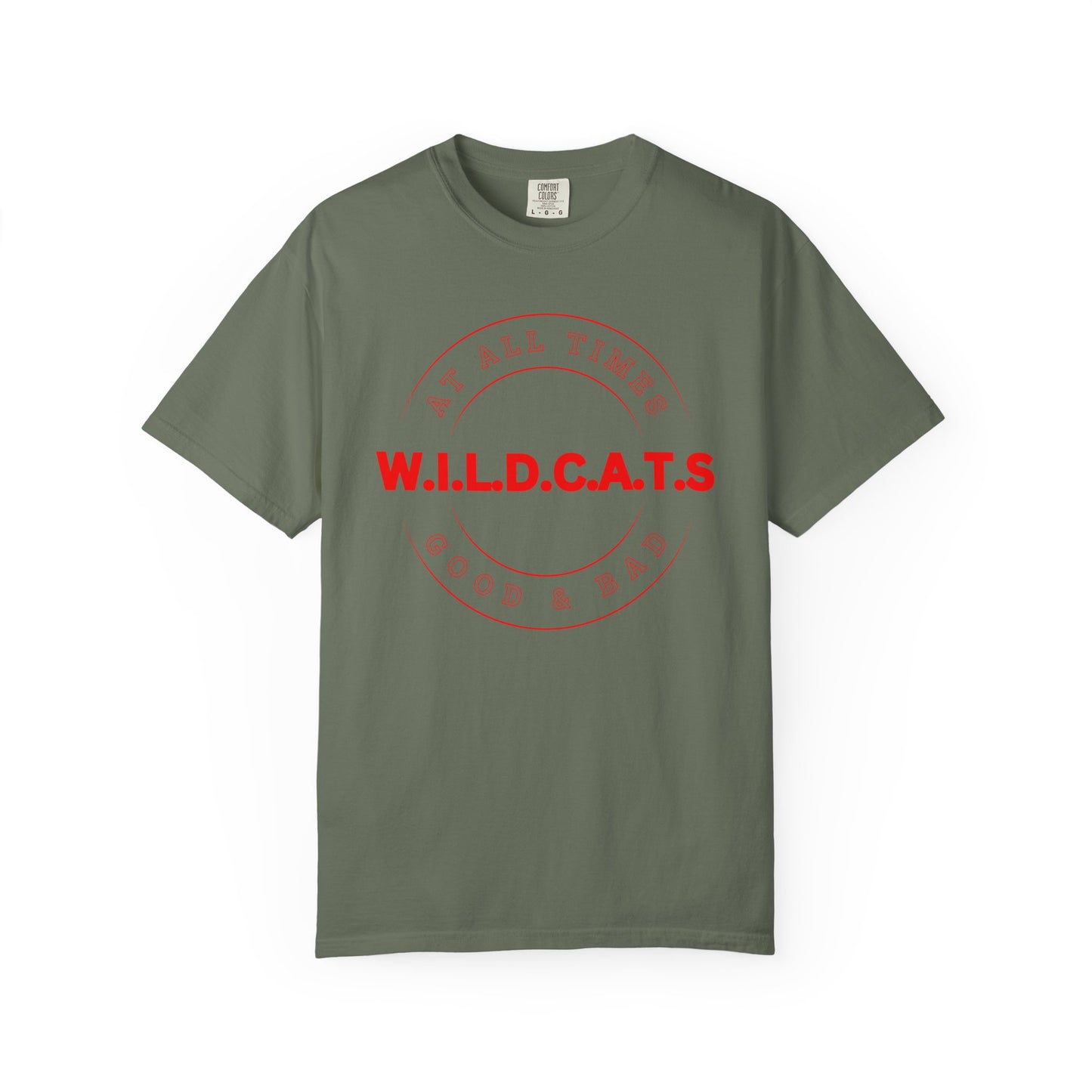 Wildcats Christian Red Letters & Picture